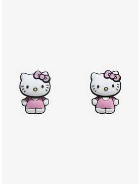 Hello Kitty Pink Front/Back Earrings, , hi-res