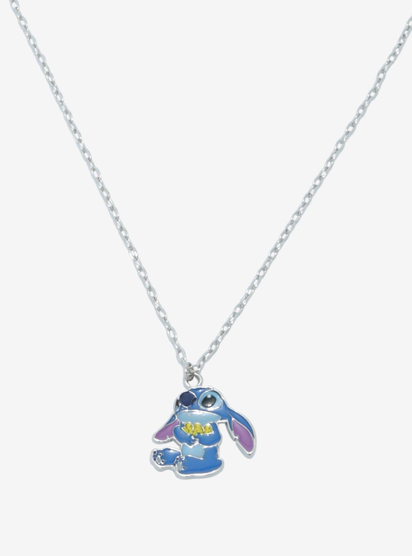 Disney Stitch Bunny Duck Best Friend Necklace Set, , alternate