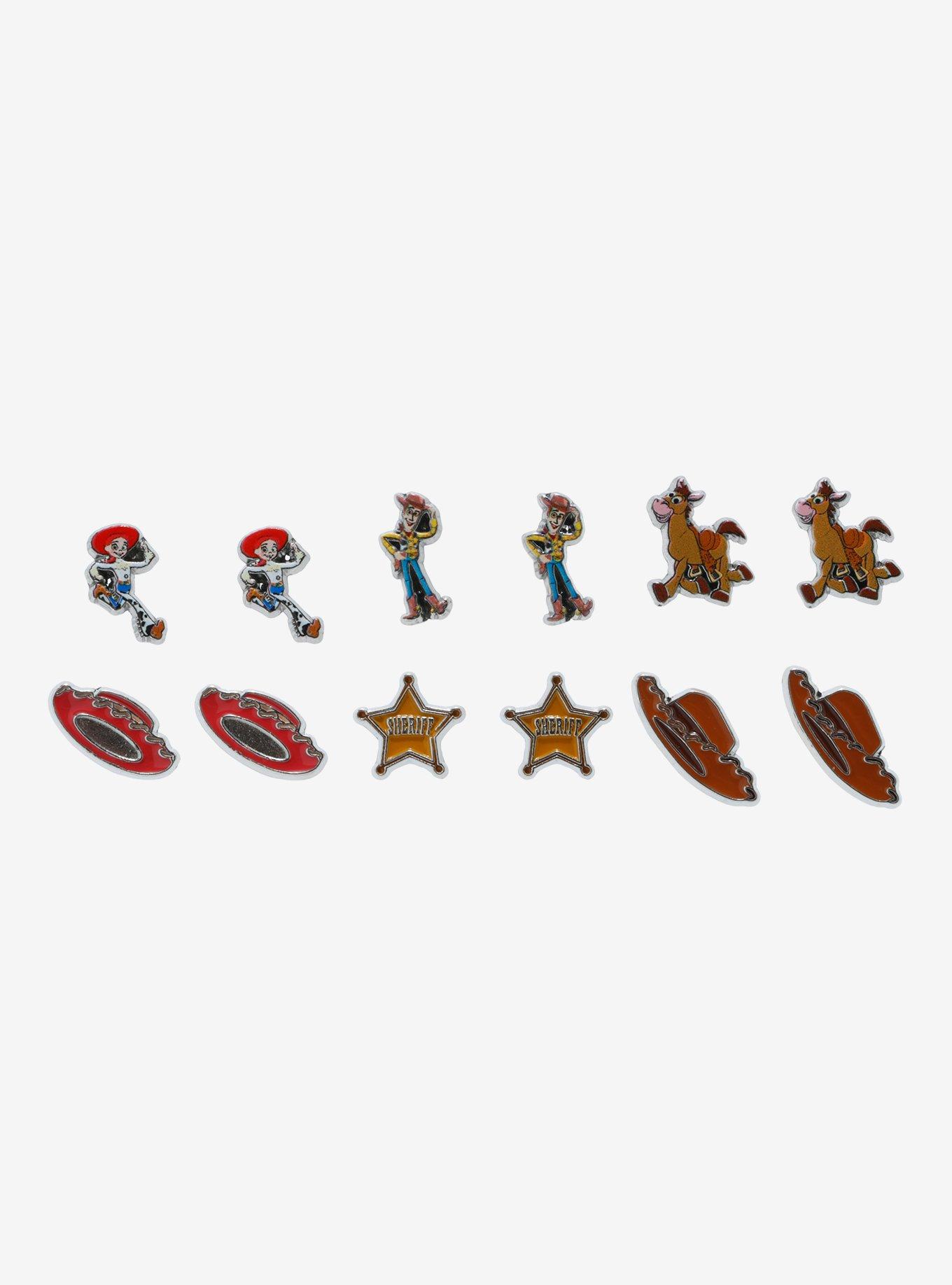 Disney Pixar Toy Story Character Icon Stud Earring Set, , hi-res