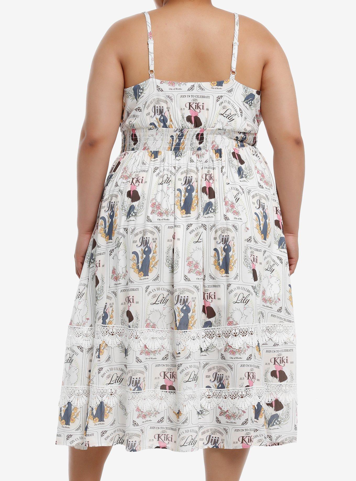 Her Universe Studio Ghibli® Kiki's Delivery Service Vintage Midaxi Cami Dress Plus Size, MULTI, alternate