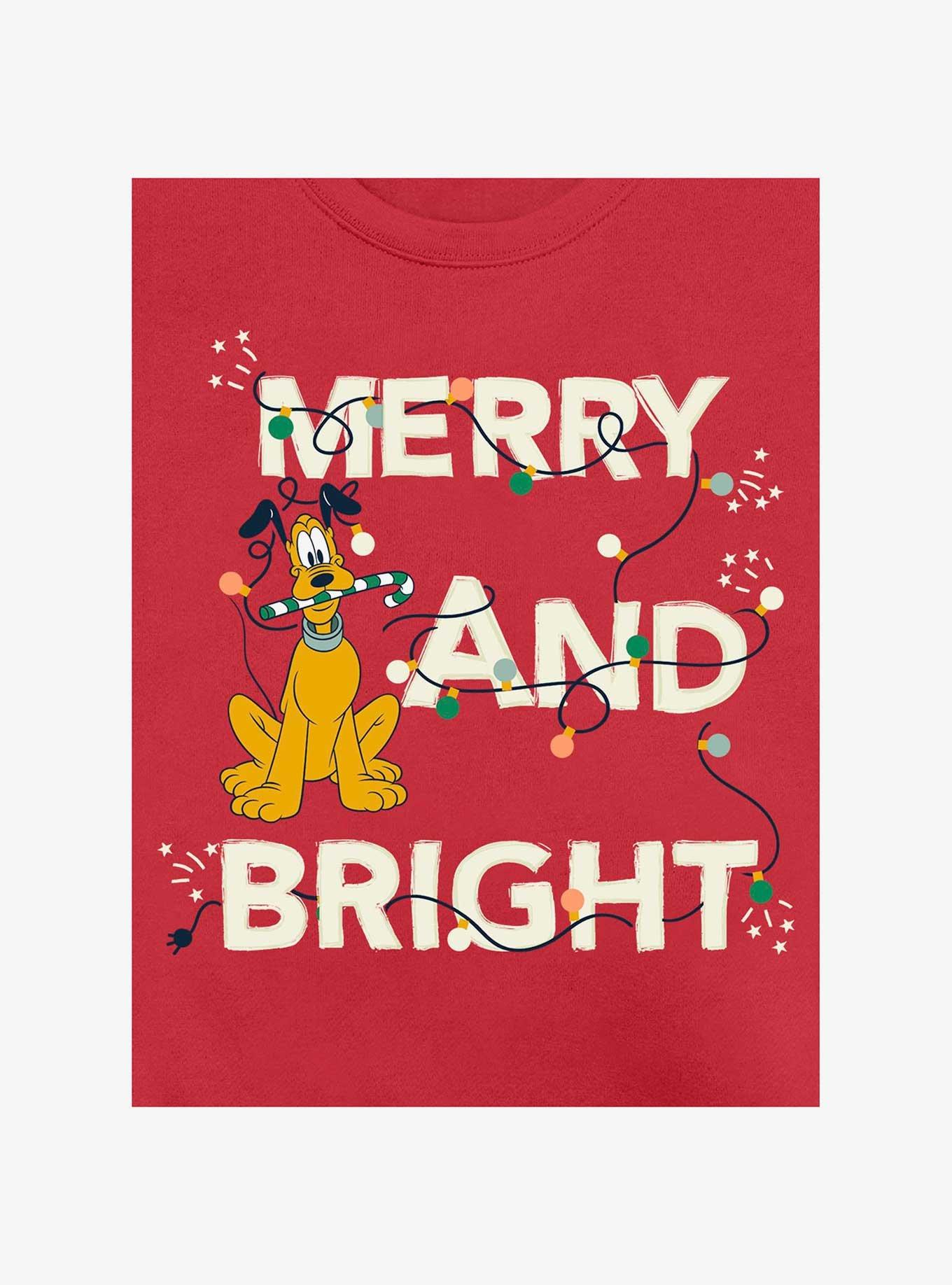 Disney Pluto Merry And Bright Sweatshirt, , hi-res