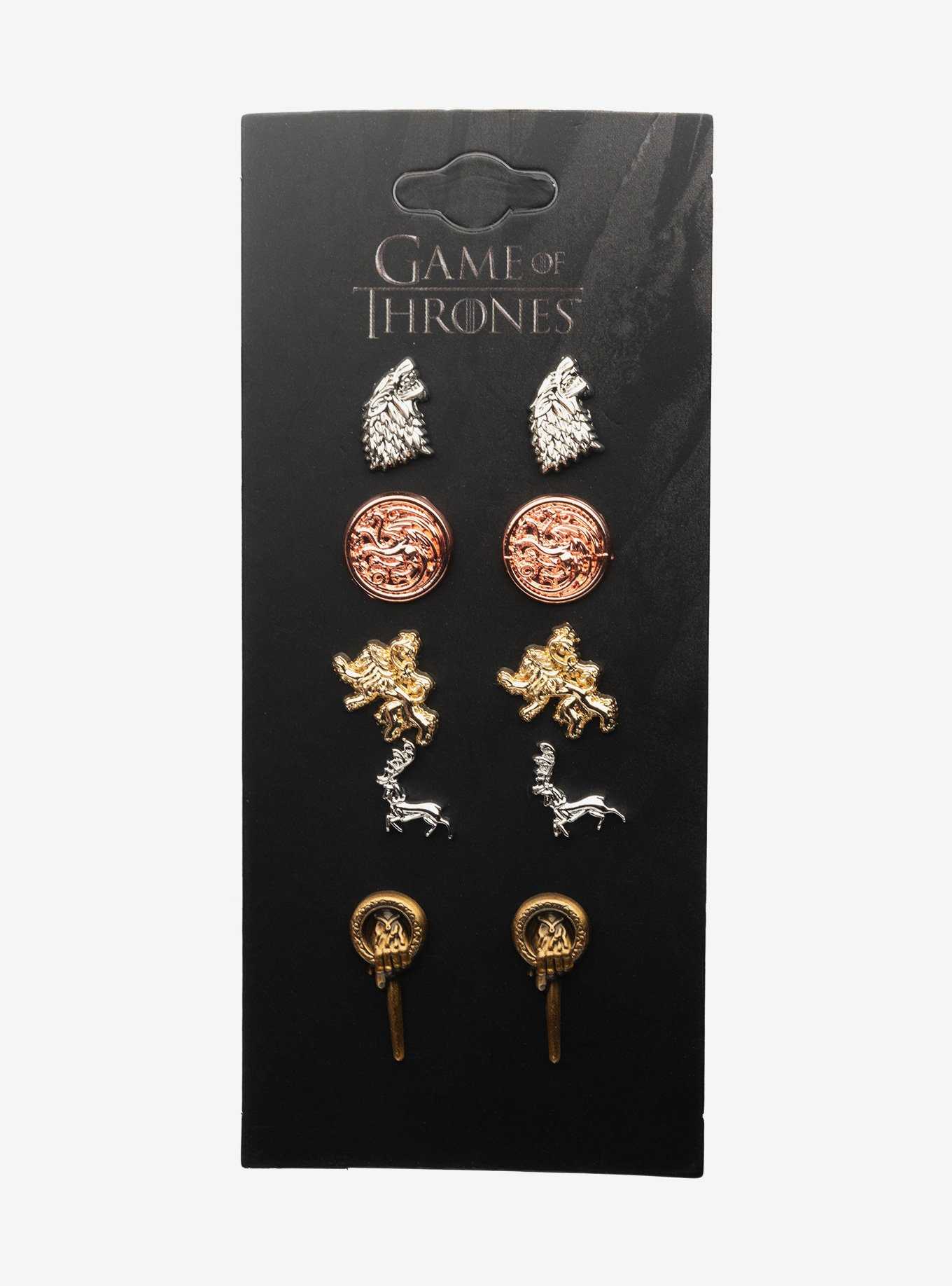 Game of Thrones House Sigil Stud Earring Set, , hi-res