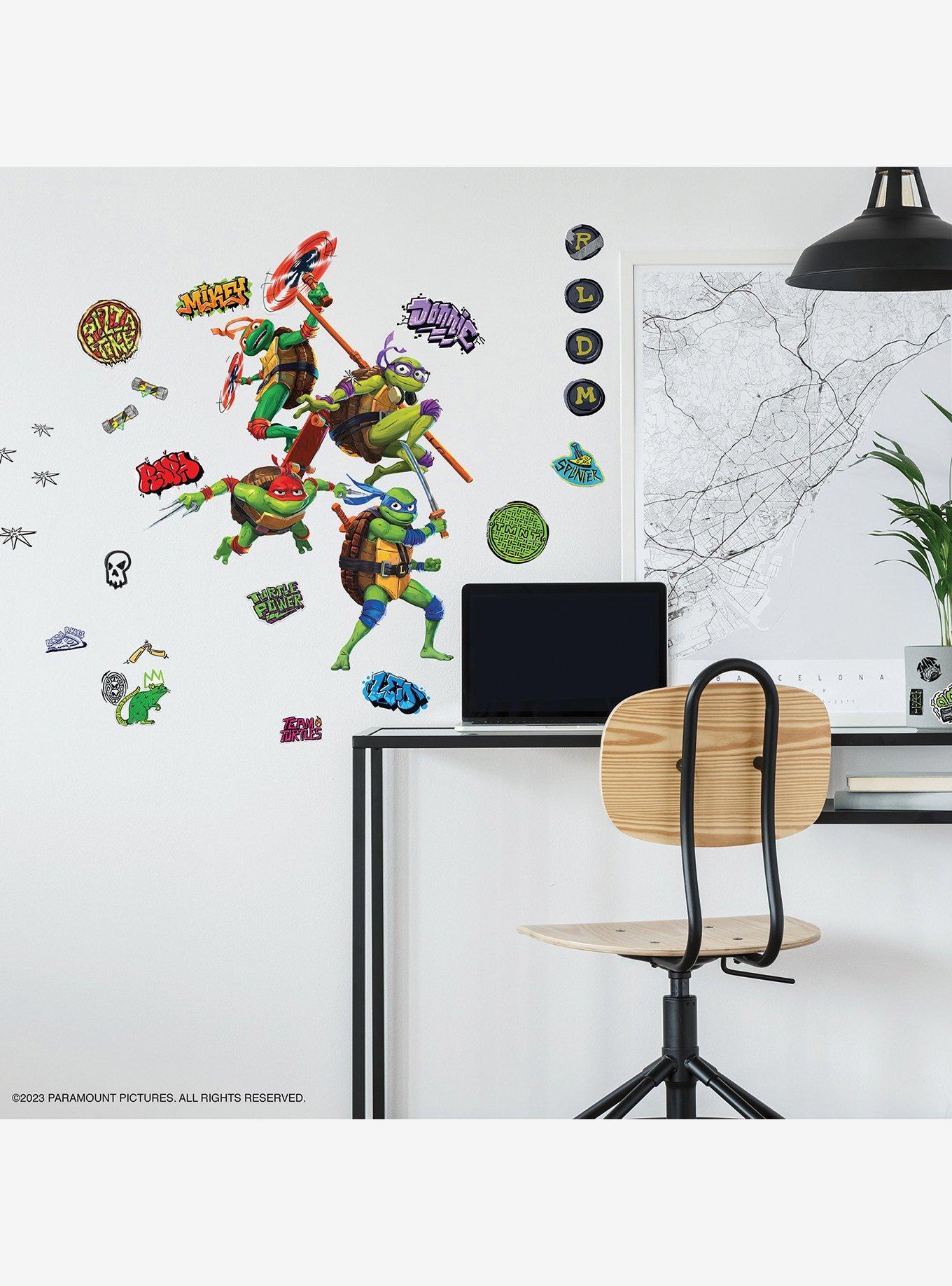 Teenage Mutant Ninja Turtles: Mutant Mayhem Characters Peel and Stick Wall Decals, , alternate