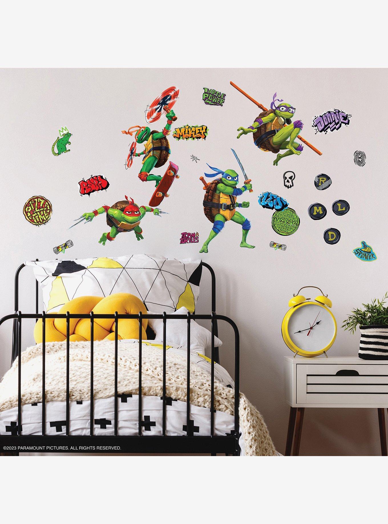 Teenage Mutant Ninja Turtles: Mutant Mayhem Characters Peel and Stick Wall Decals, , alternate