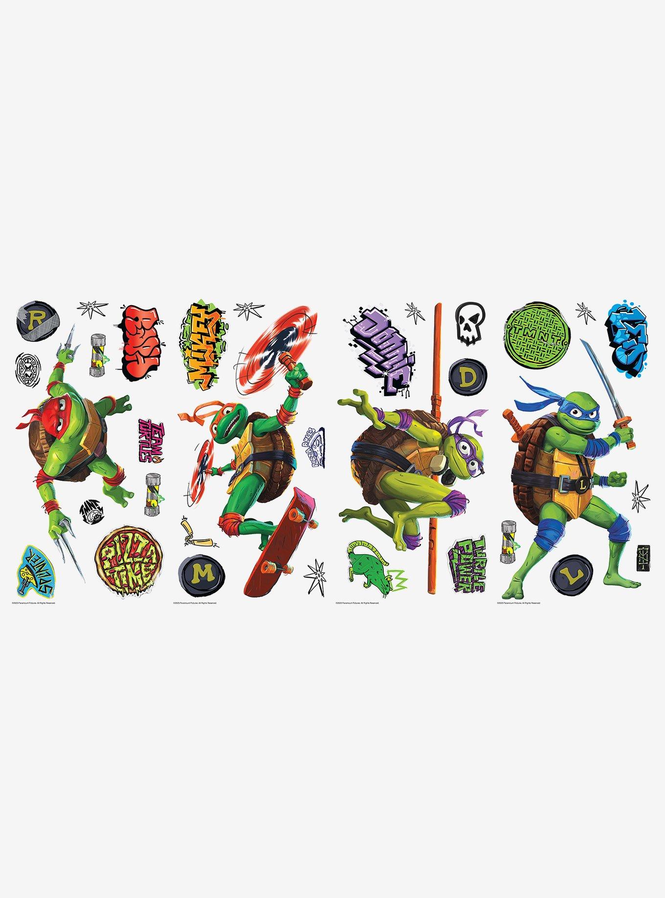 Teenage Mutant Ninja Turtles: Mutant Mayhem Characters Peel and Stick Wall Decals, , alternate