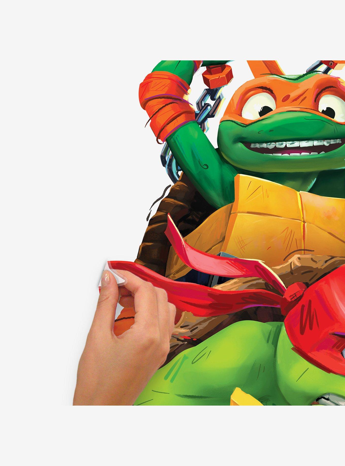 Teenage Mutant Ninja Turtles: Mutant Mayhem Group Giant Peel and Stick Wall Decals, , alternate