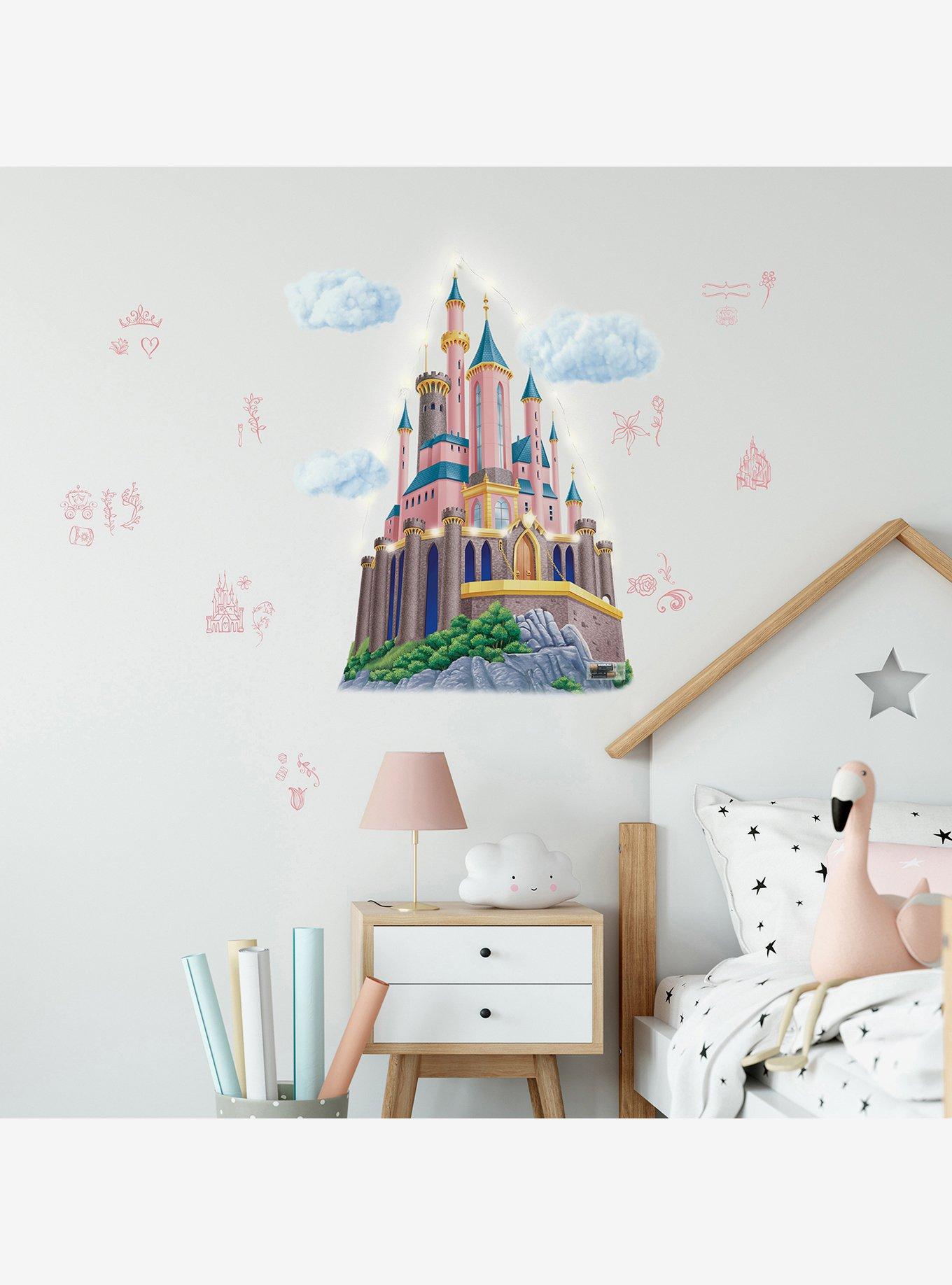 Disney Princess Castle XL Giant Wall Decals with String Lights, , alternate