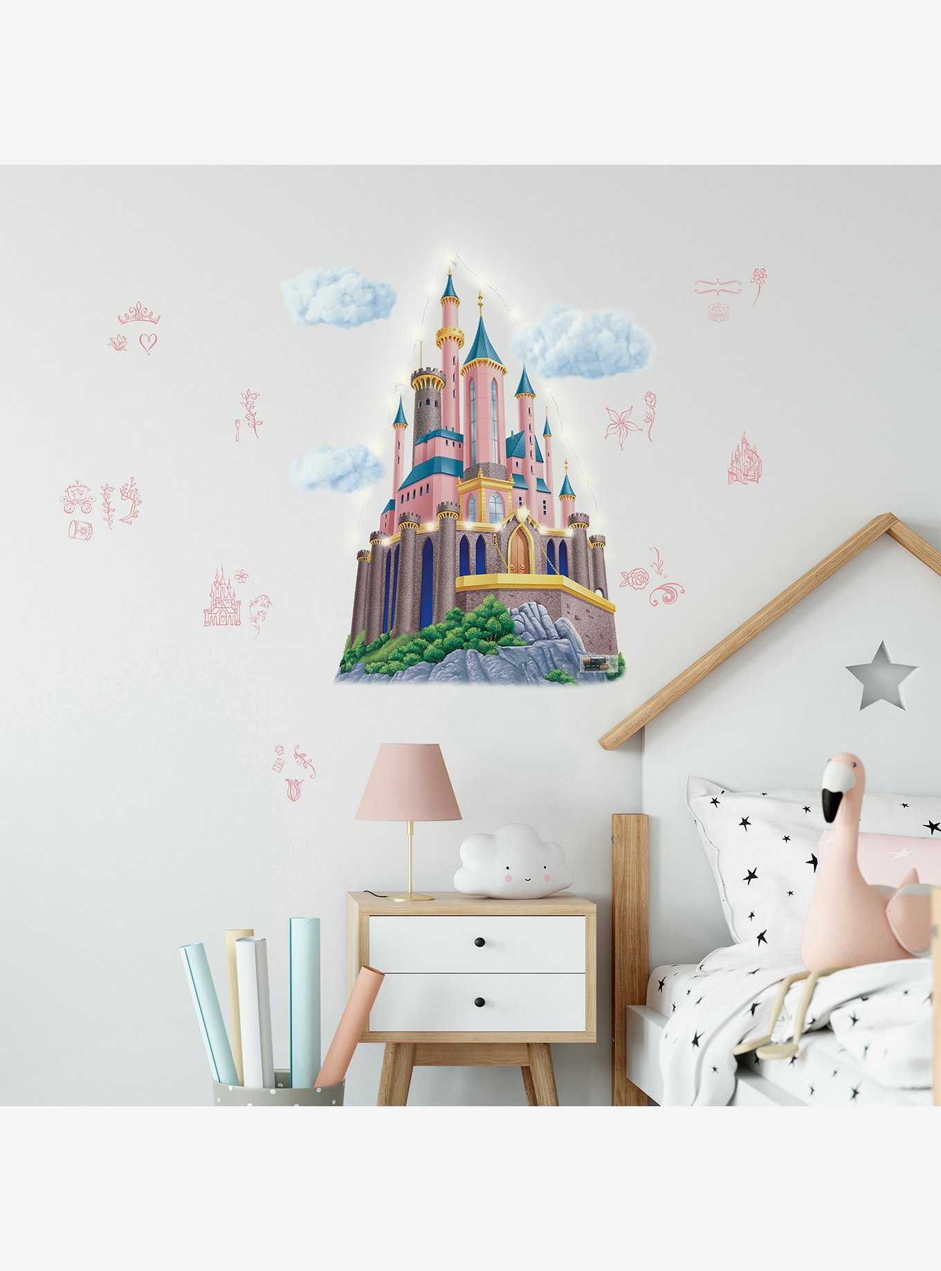 Disney Princess Castle XL Giant Wall Decals with String Lights, , hi-res