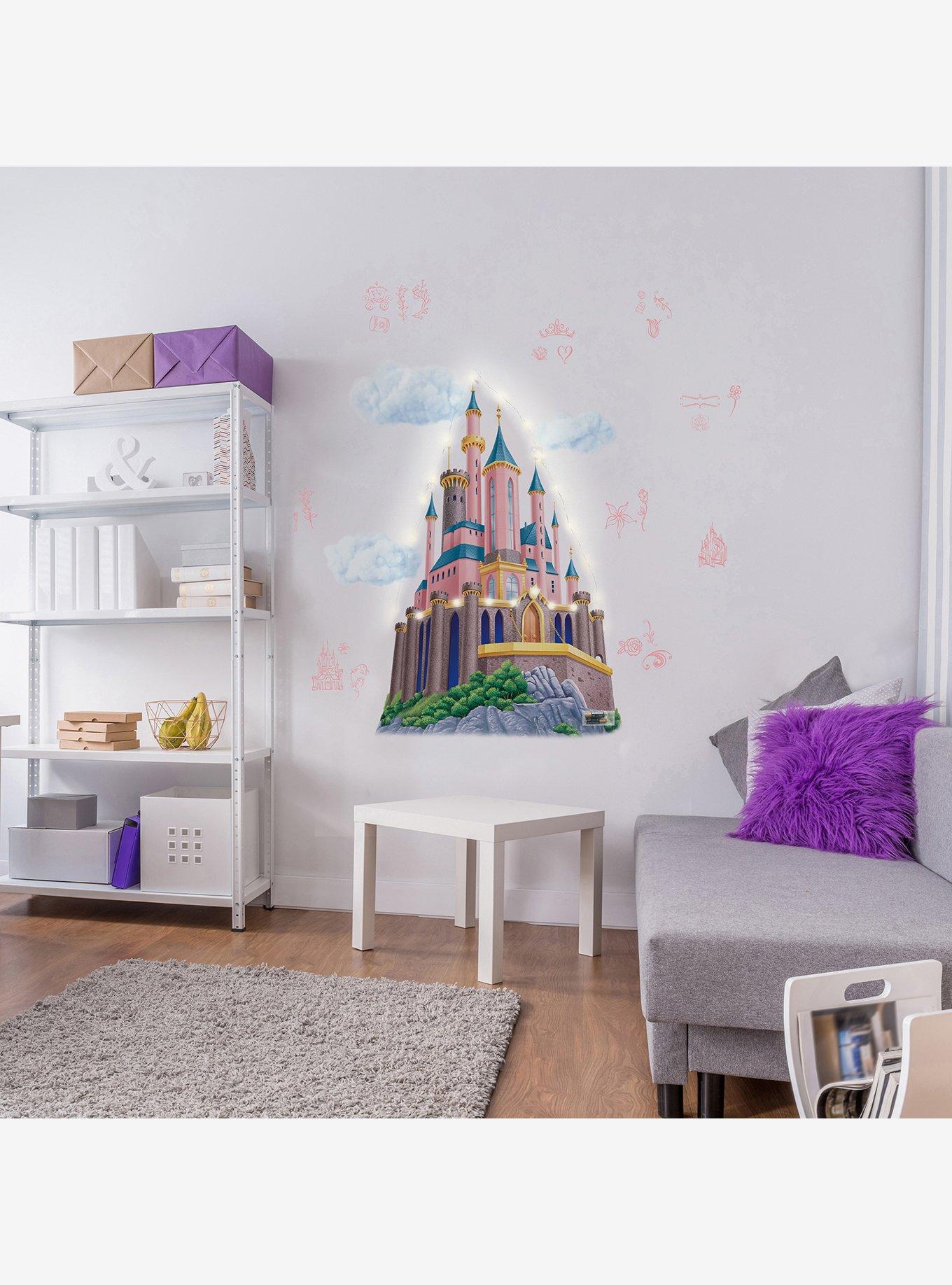 Disney Princess Castle XL Giant Wall Decals with String Lights, , alternate