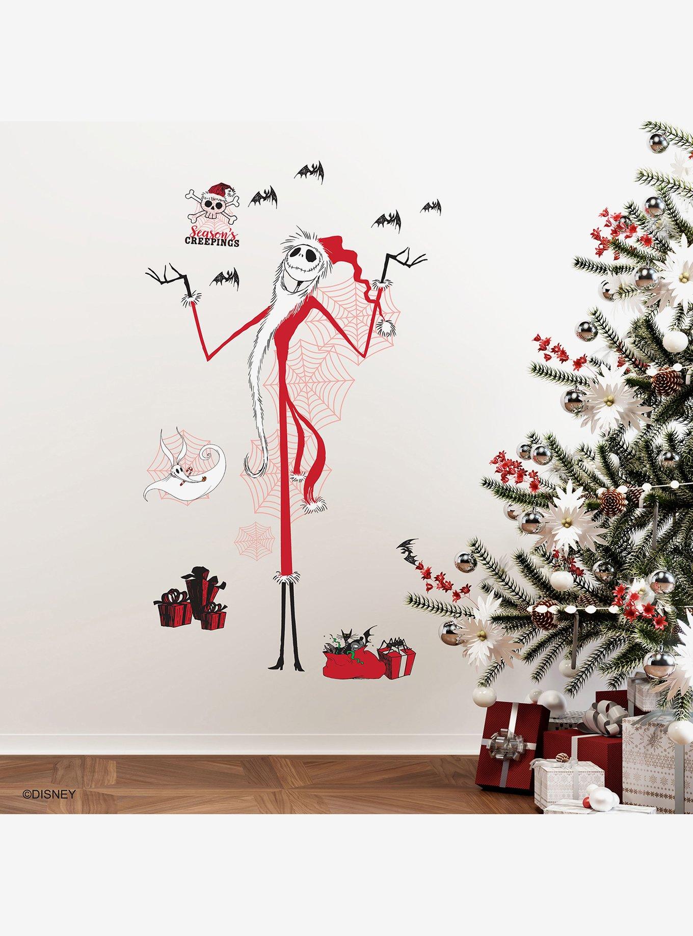 Disney Nightmare Before Christmas Holiday Giant Wall Decals