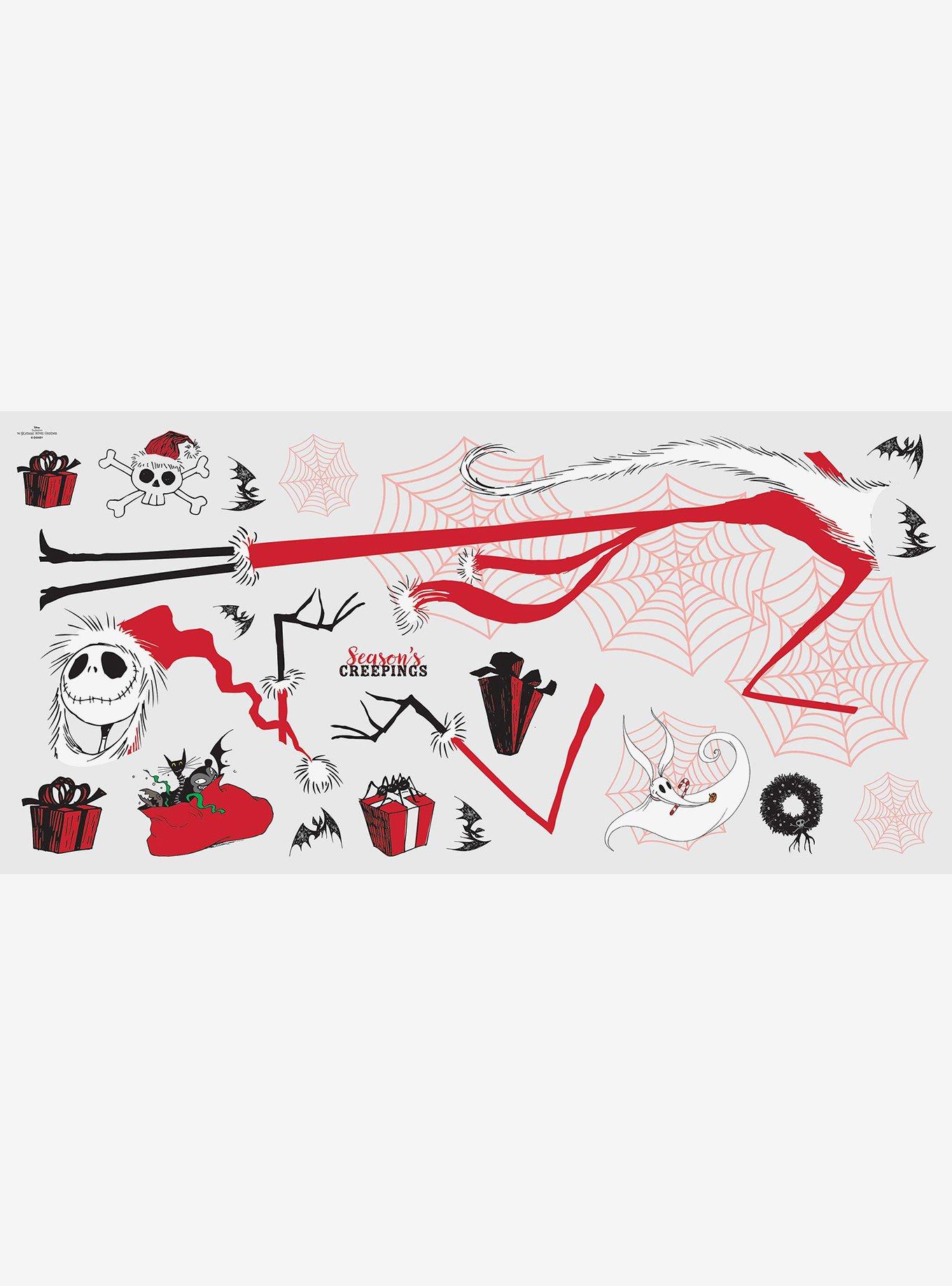 Disney Nightmare Before Christmas Holiday Giant Wall Decals