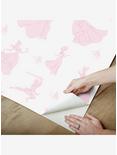 Disney100 Princesses Pink Peel and Stick Wallpaper, , alternate