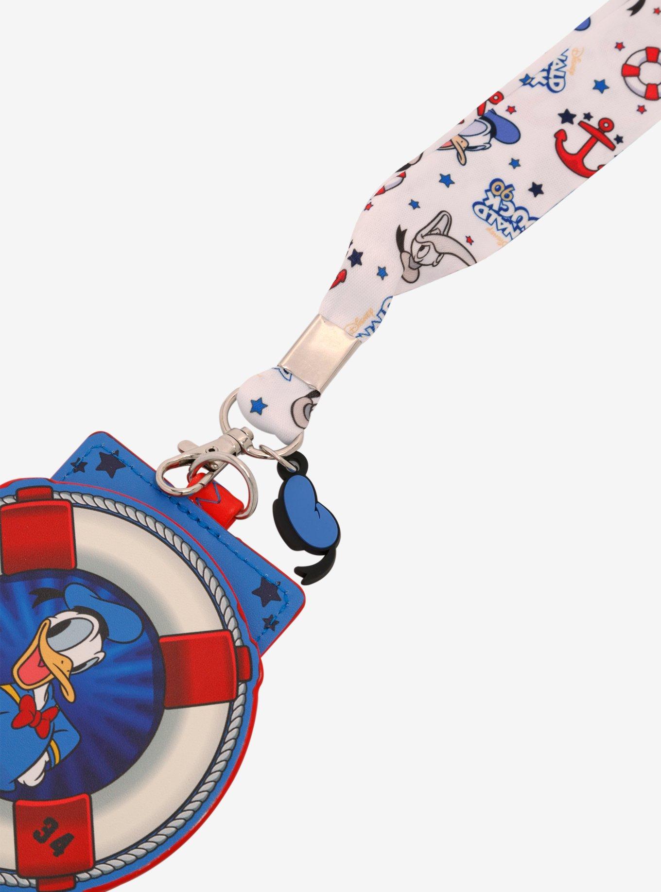 Loungefly Disney Donald Duck 90th Anniversary Lanyard, , alternate
