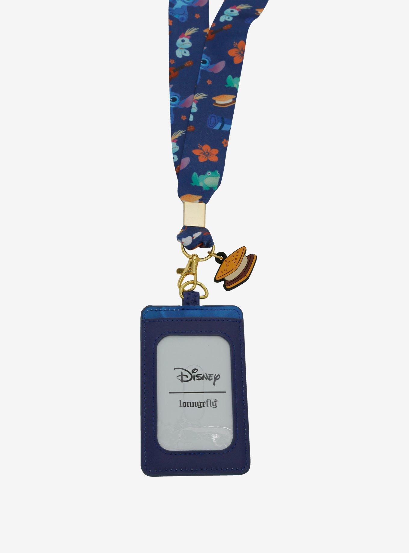 Loungefly Disney Stitch Scrump Camp Lanyard With Cardholder, , hi-res