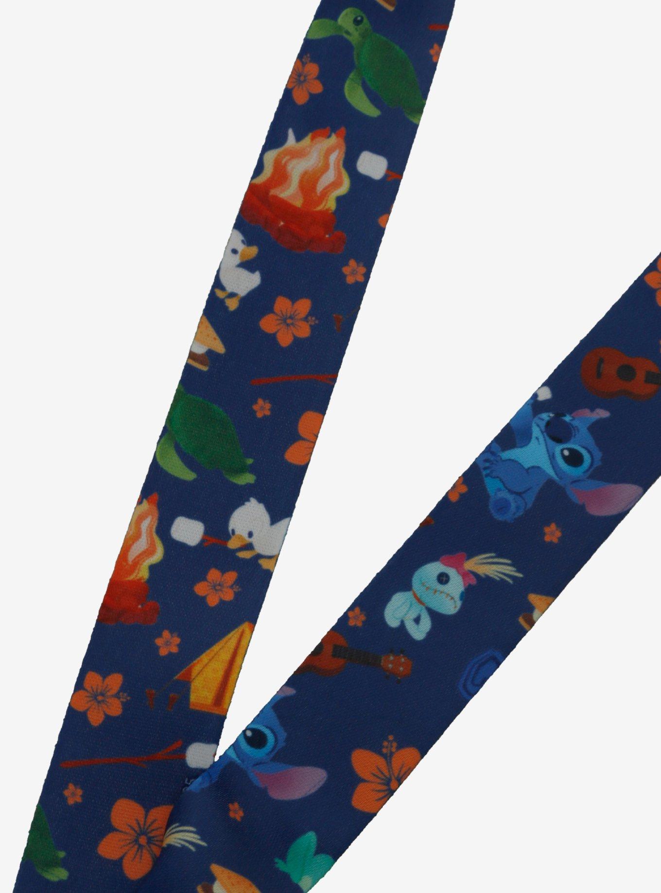 Loungefly Disney Stitch Scrump Camp Lanyard With Cardholder, , alternate