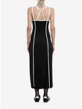 Sweet Society Black & White Stripe Slim Fit Maxi Dress, , alternate