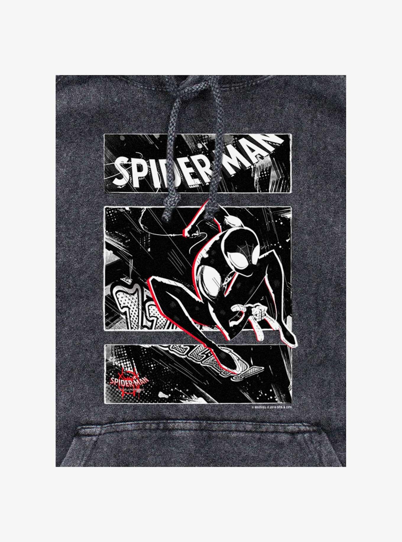 Marvel Spider-Man Street Panels Mineral Wash Hoodie, , hi-res