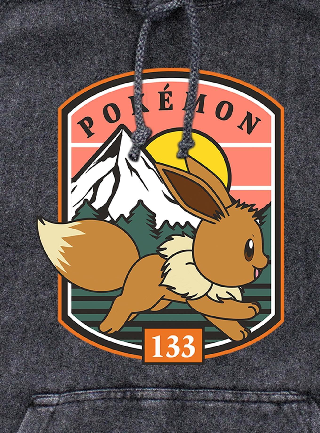 Pokemon Eevee Out Run Mineral Wash Hoodie