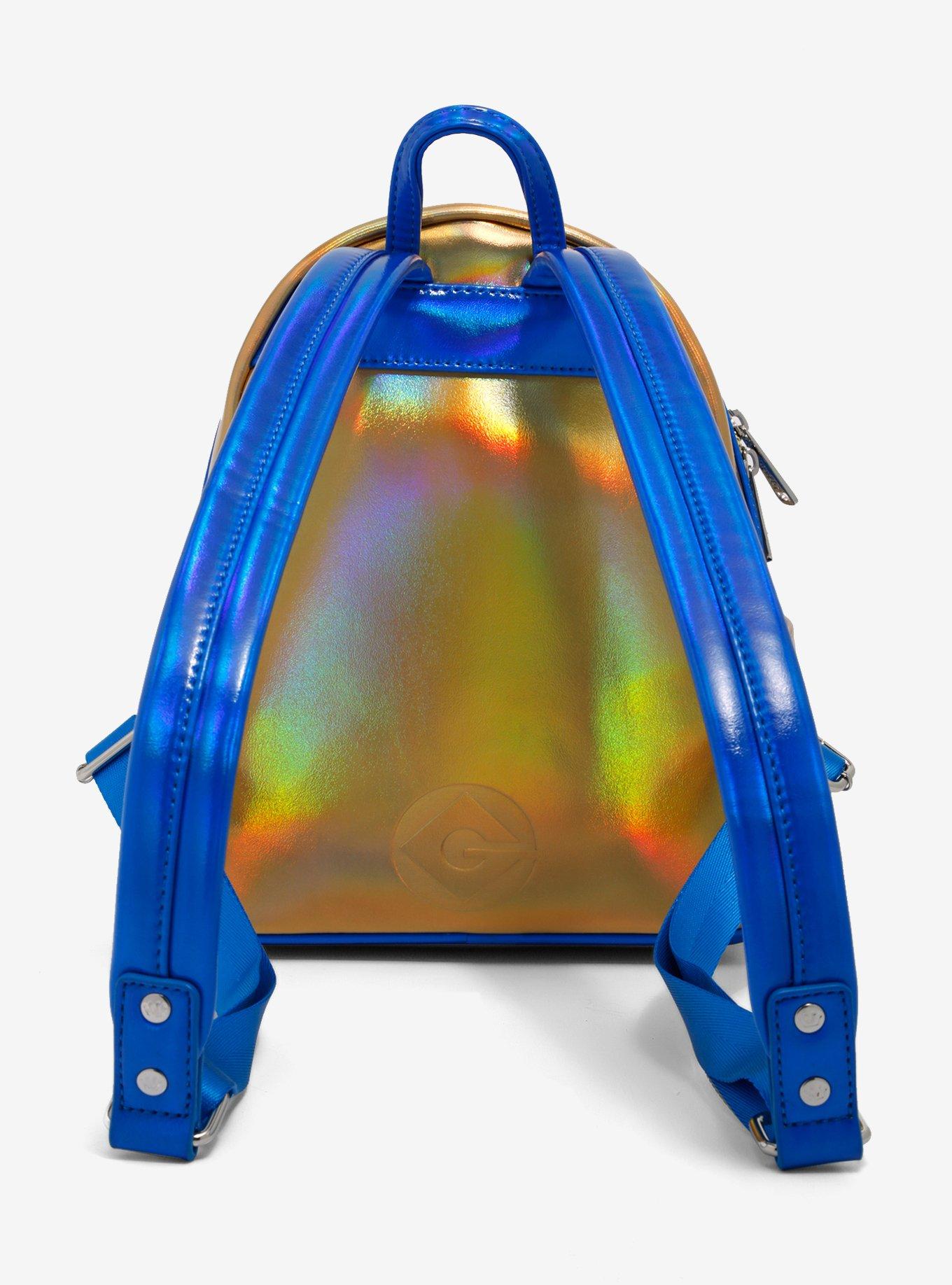 Loungefly Minions Bob & Tim Iridescent Mini Backpack, , alternate
