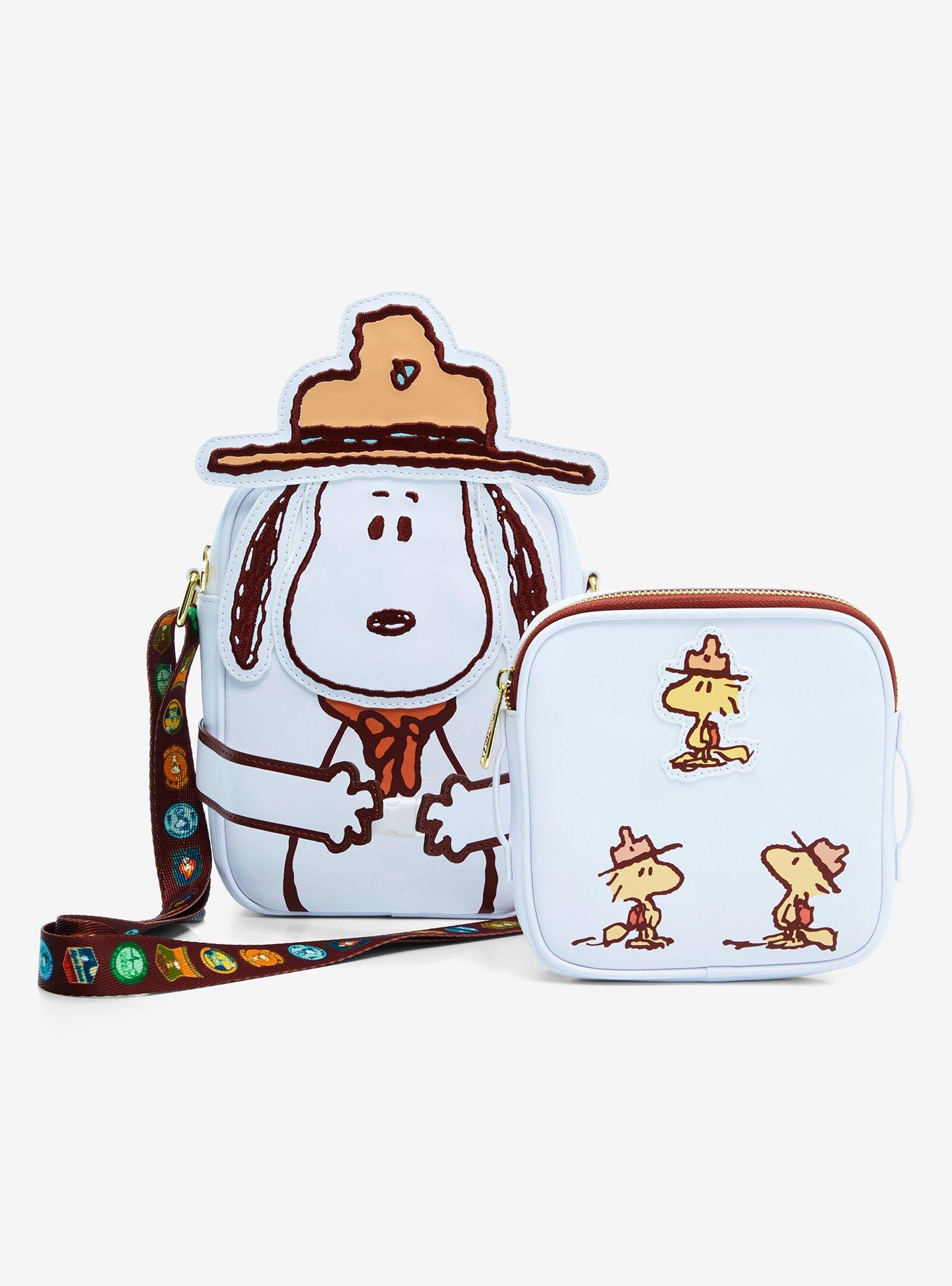 Loungefly Peanuts Snoopy's Beagle Scouts Figural Crossbody Bag, , alternate