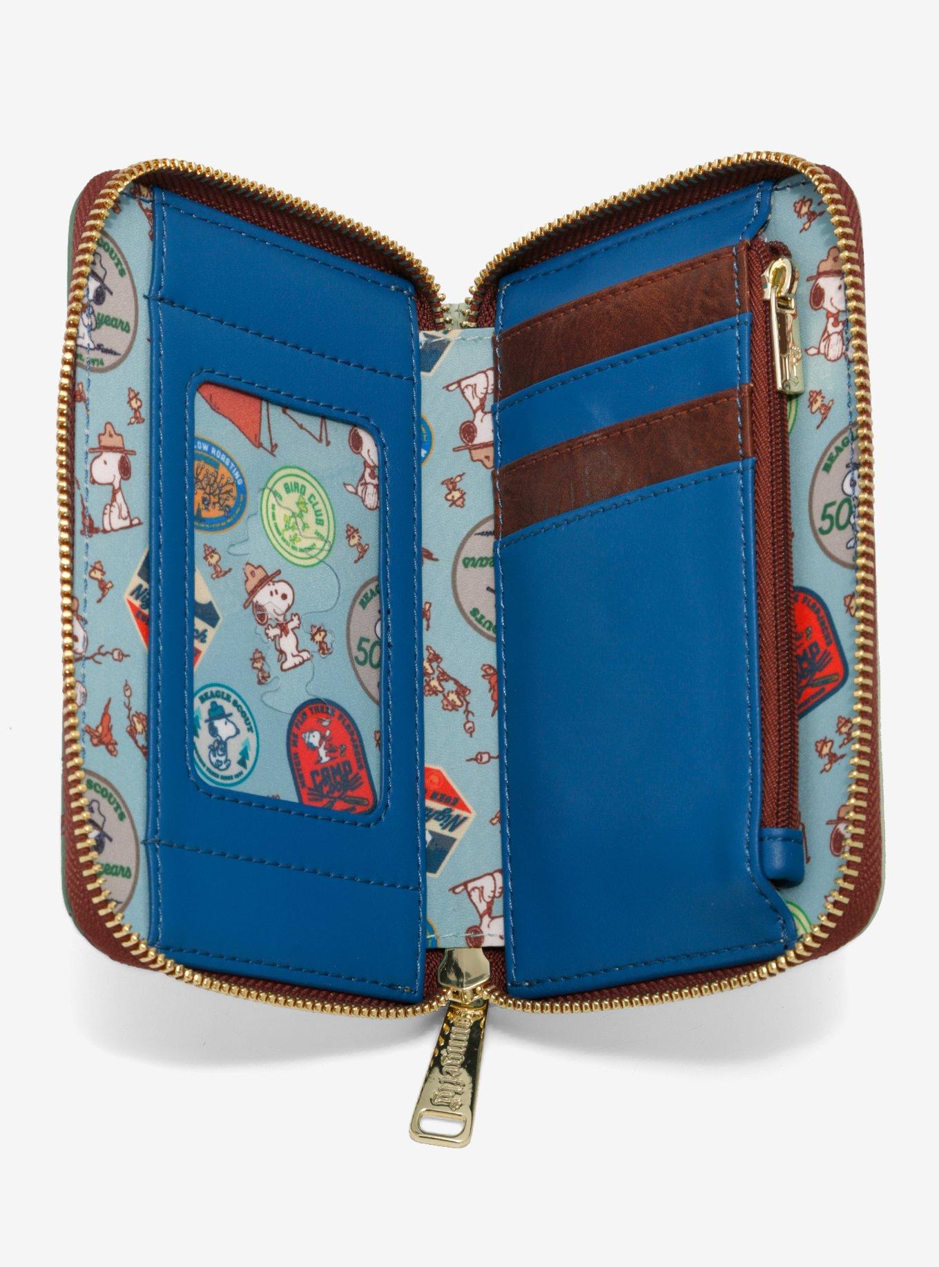 Loungefly Peanuts Snoopy's Beagle Scouts Zipper Wallet, , alternate