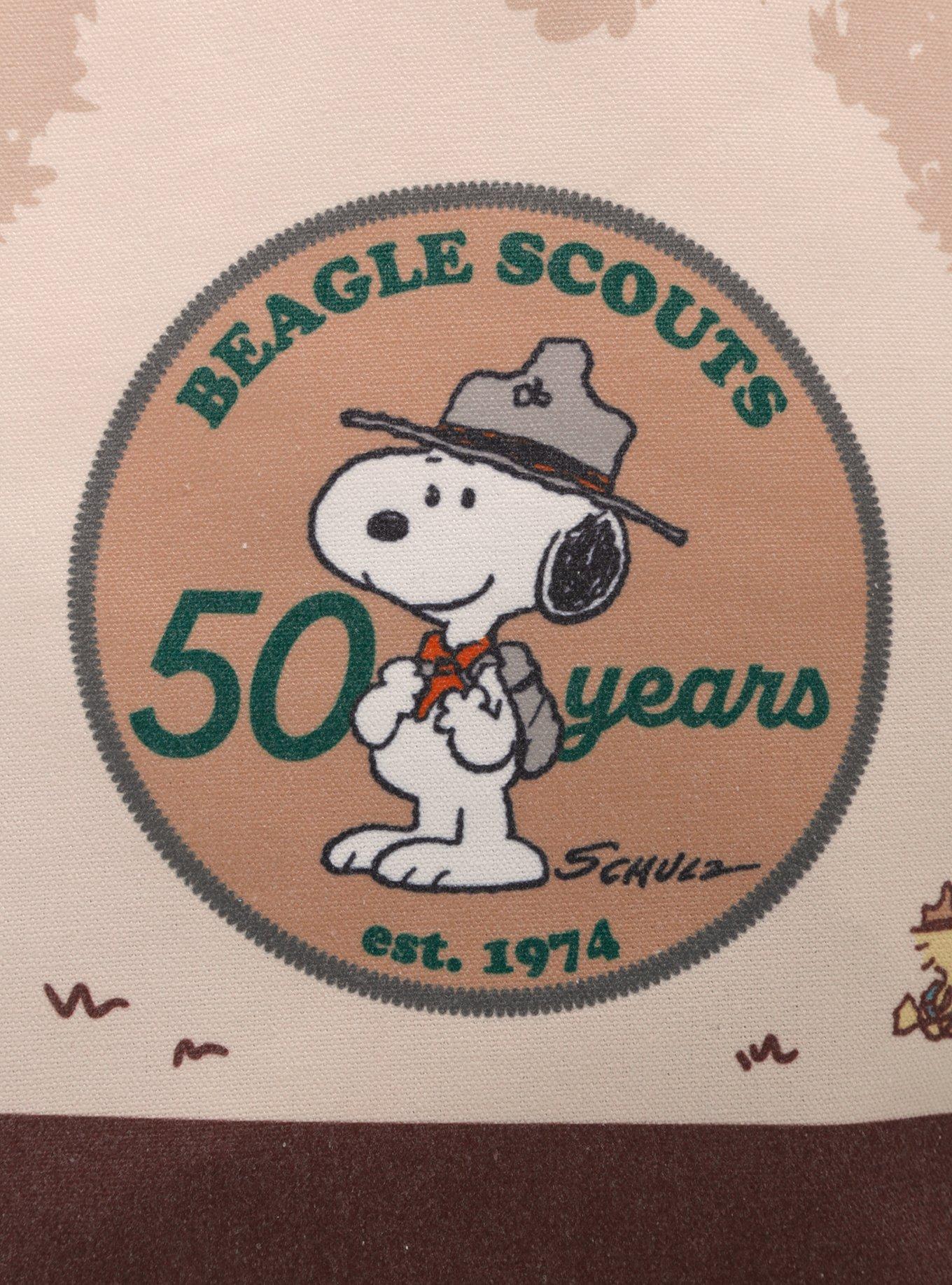 Loungefly Peanuts Snoopy's Beagle Scouts Tote Bag, , alternate