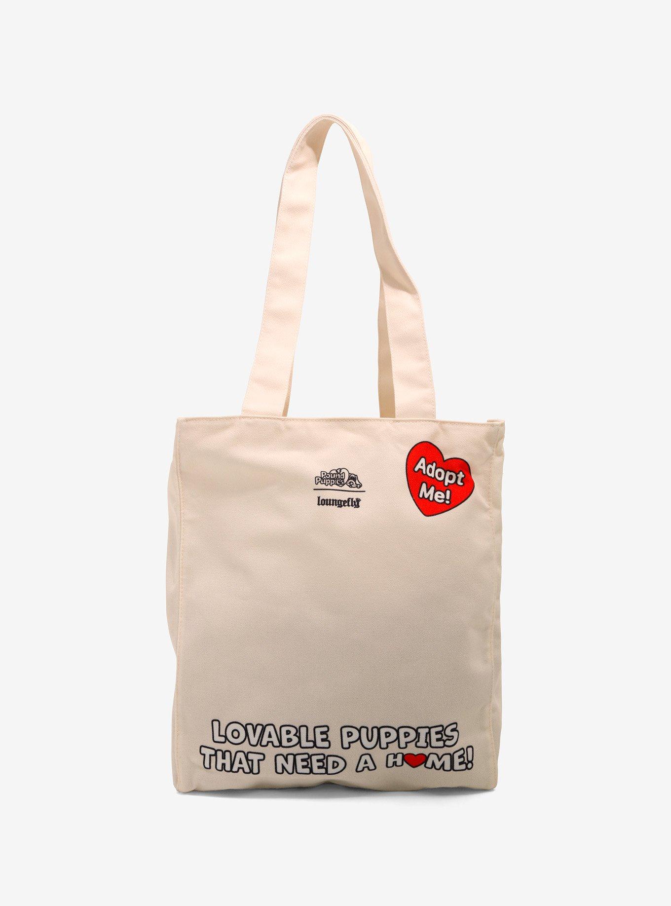 Loungefly Pound Puppies Canvas Tote Bag, , hi-res