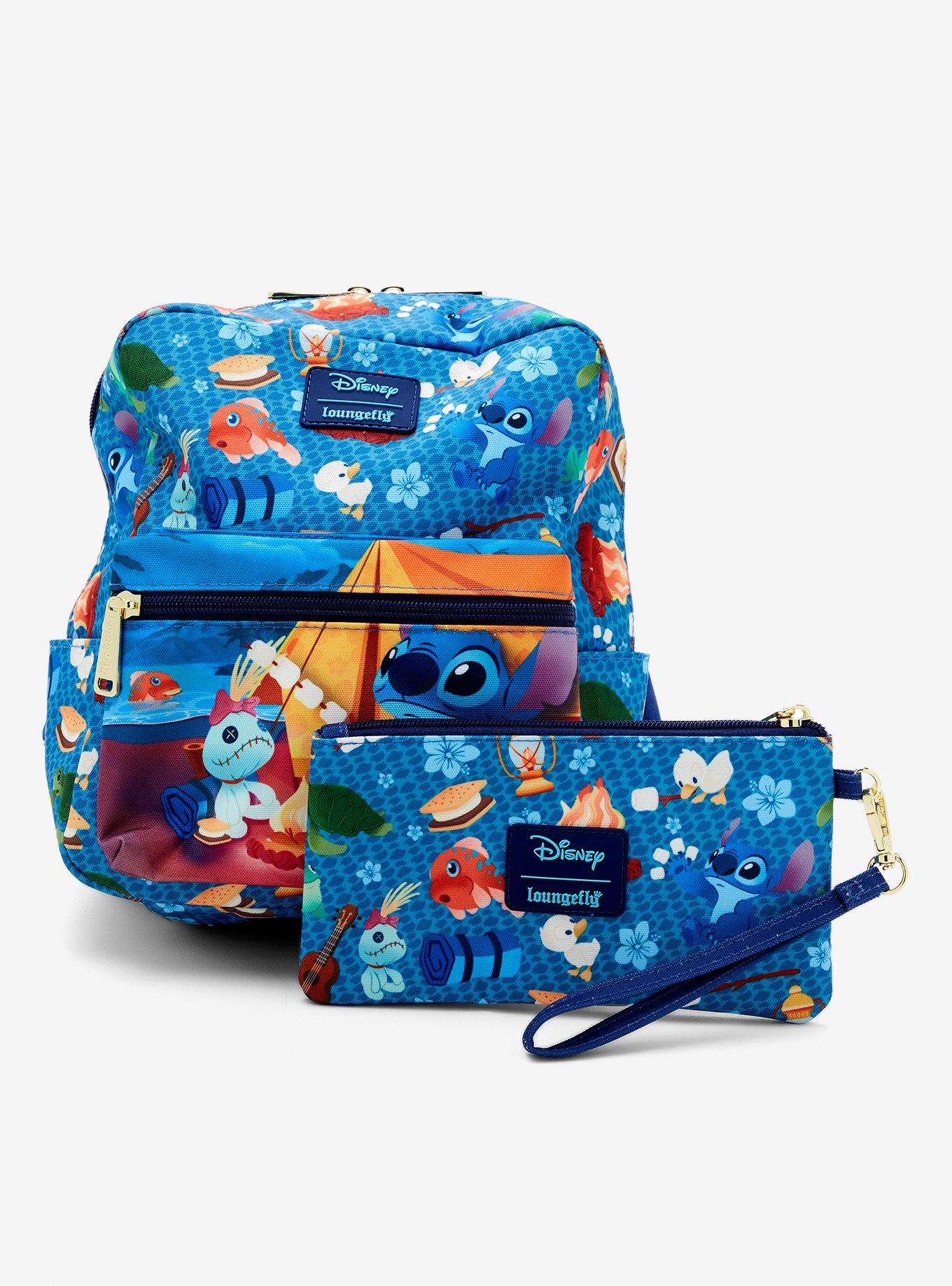 Loungefly Disney Stitch Camping Mini Nylon Backpack, , alternate
