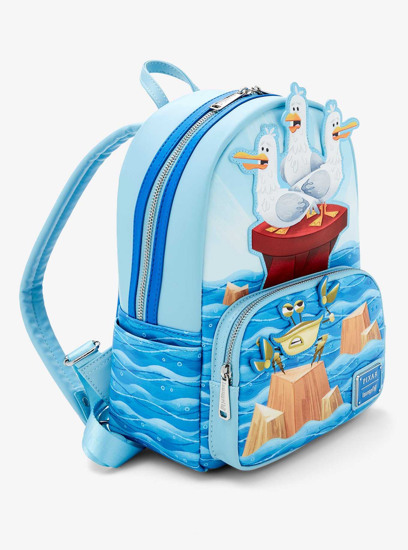 Loungefly Disney Pixar Finding Nemo Seagulls & Crab Mini Backpack, , hi-res