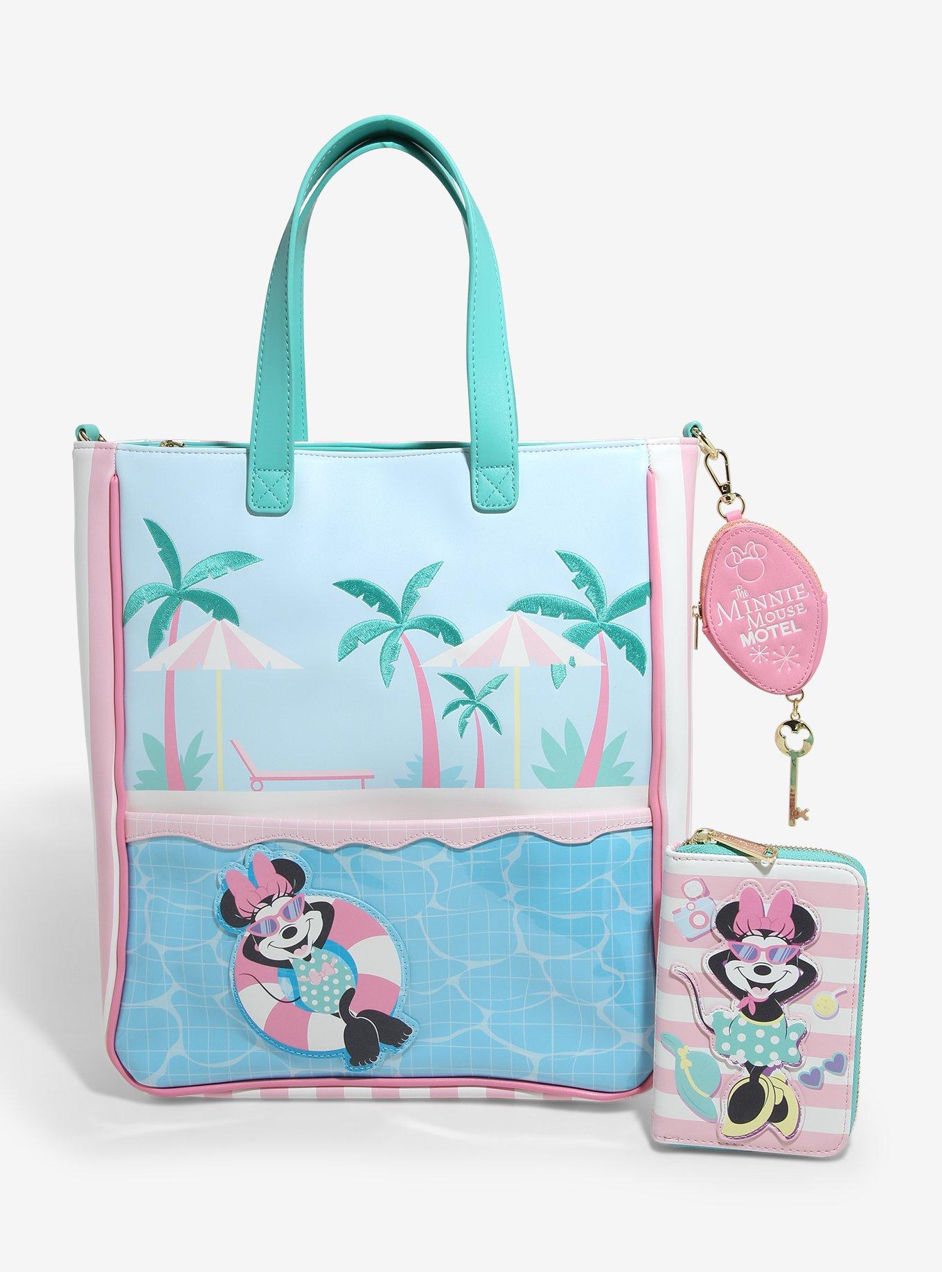 Loungefly Disney Minnie Mouse Vacation Tote Bag, , alternate