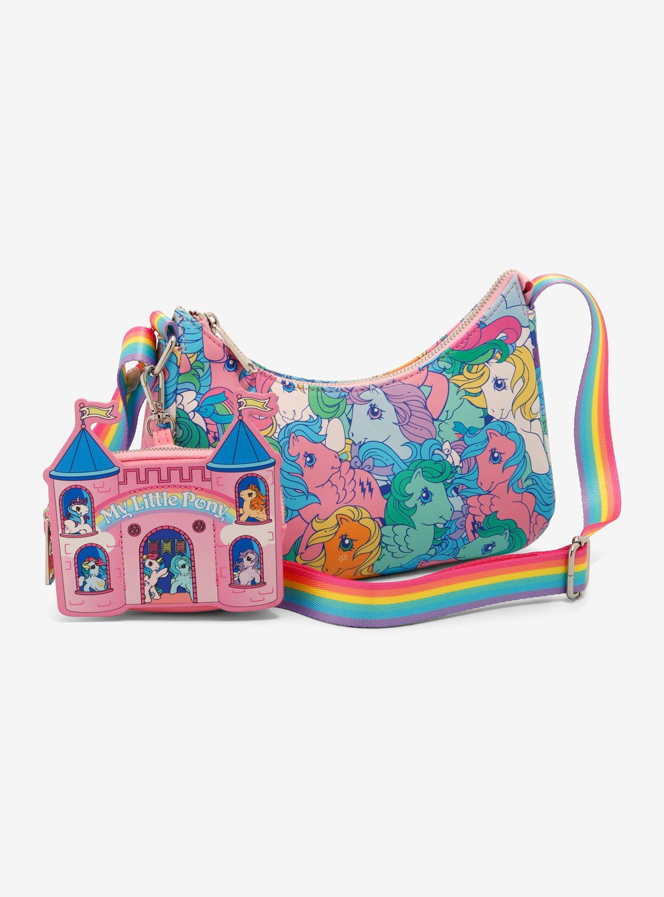 Loungefly My Little Pony Rainbow Castle Crossbody Bag, , alternate