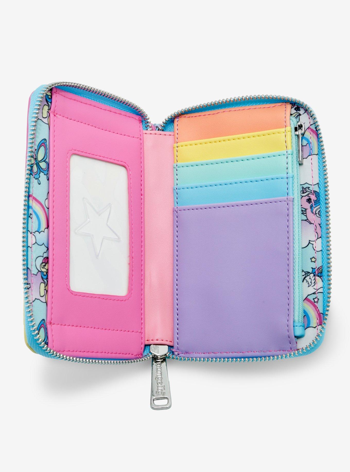 Loungefly My Little Pony Color-Block Zipper Wallet, , alternate