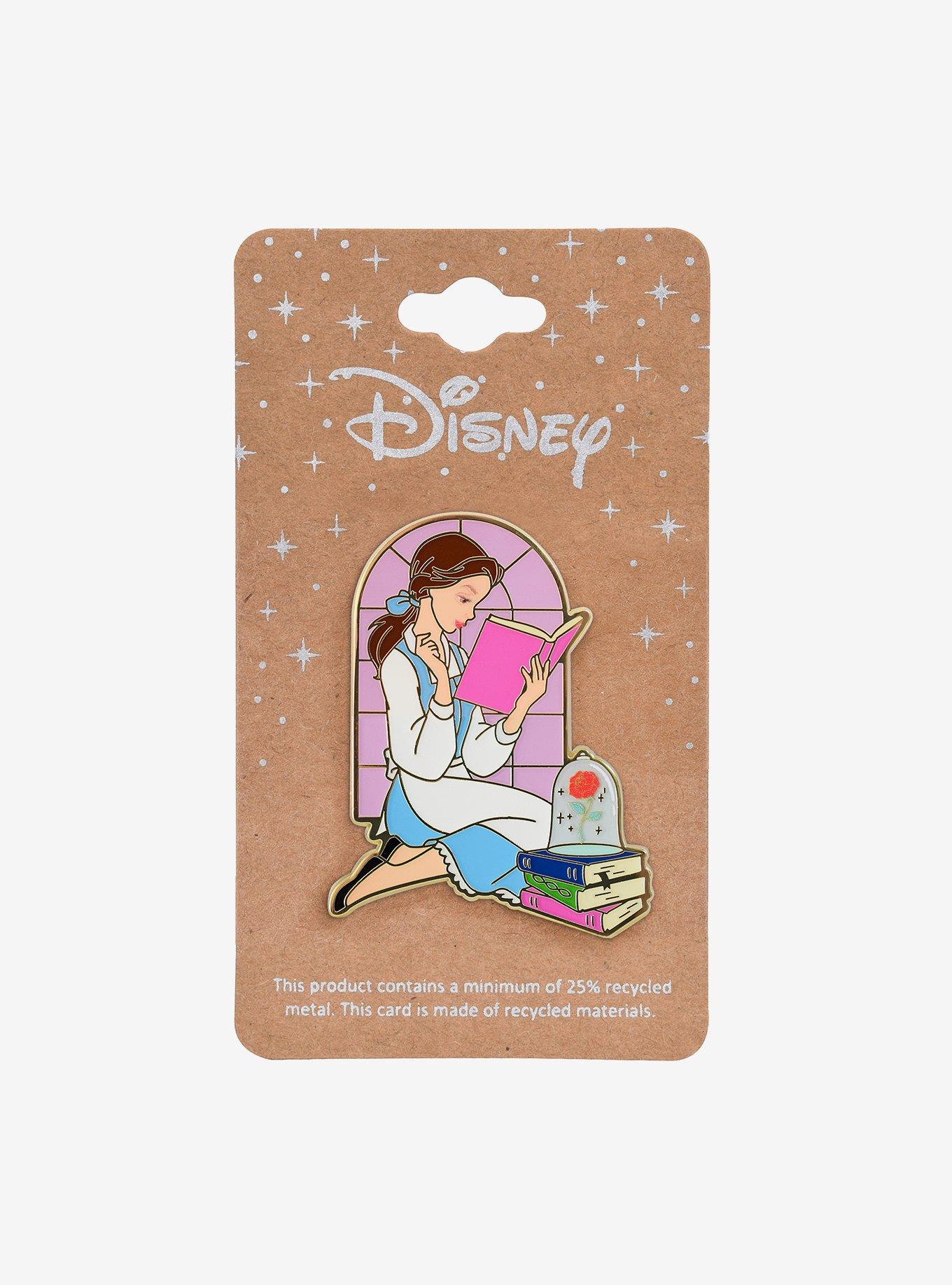 Disney Beauty and the Beast Belle Books Enamel Pin — BoxLunch Exclusive