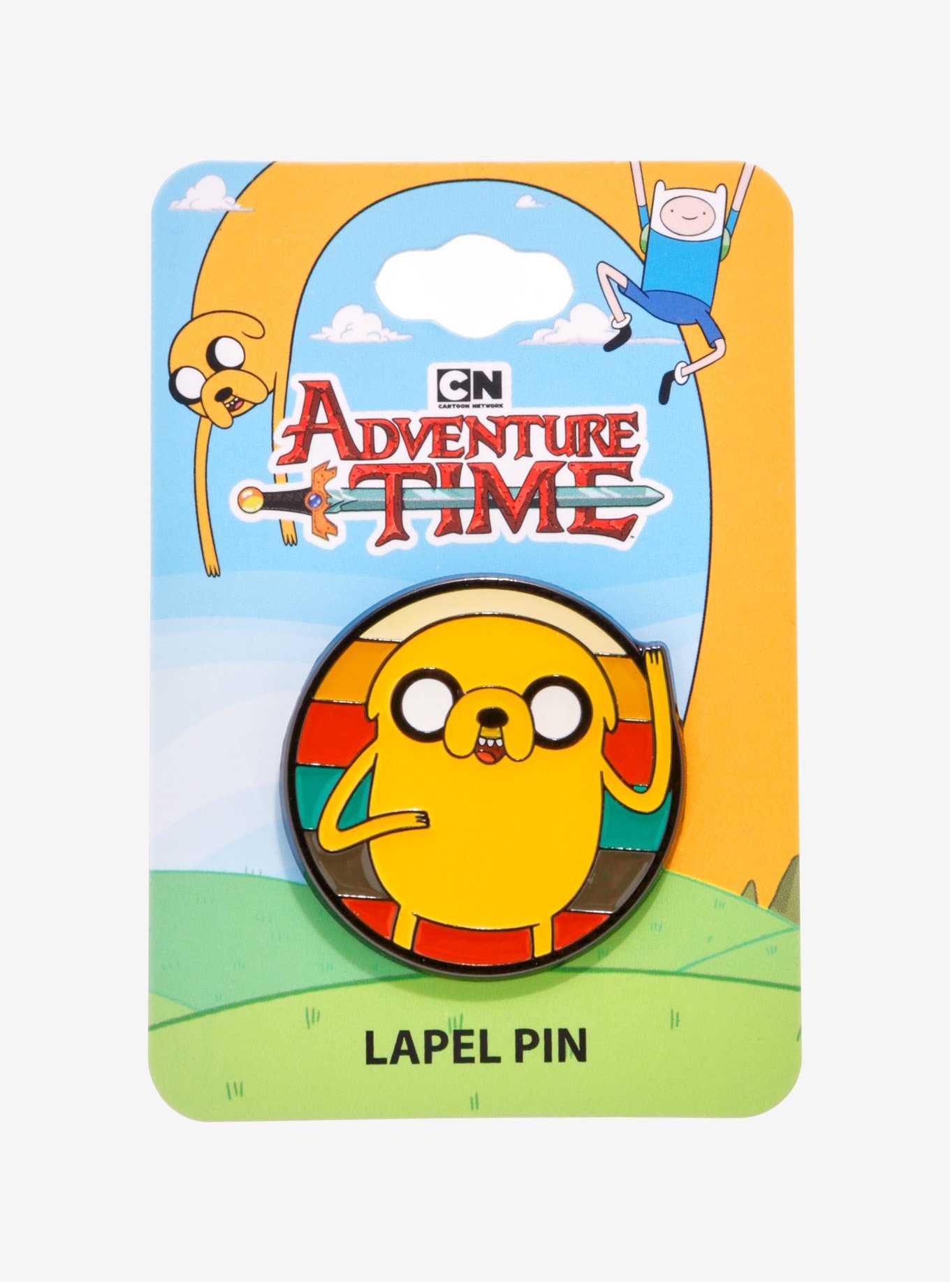 Adventure Time Jake Striped Enamel Pin - BoxLunch Exclusive, , hi-res