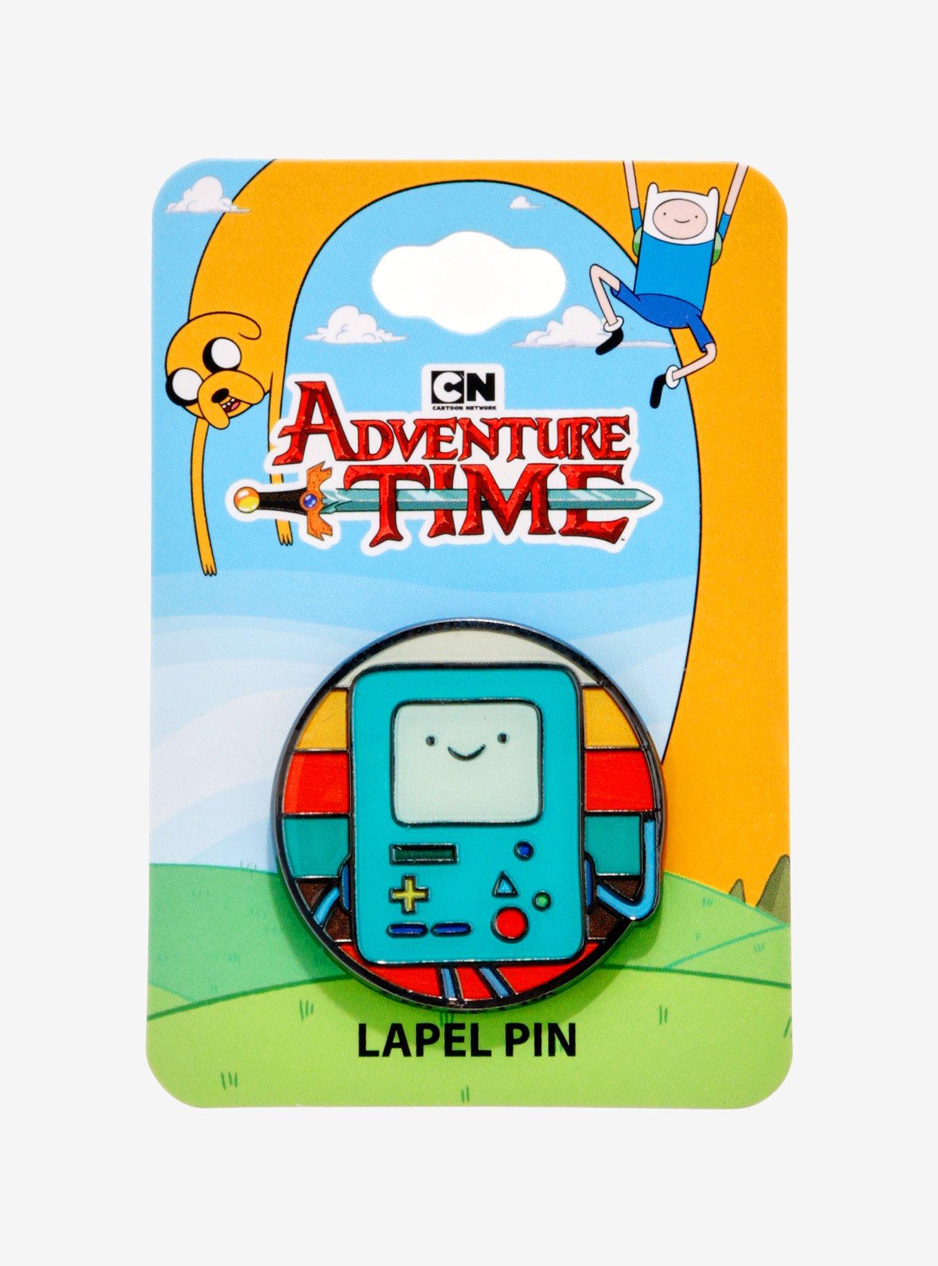 Adventure Time BMO Stripe Enamel Pin - BoxLunch Exclusive, , alternate