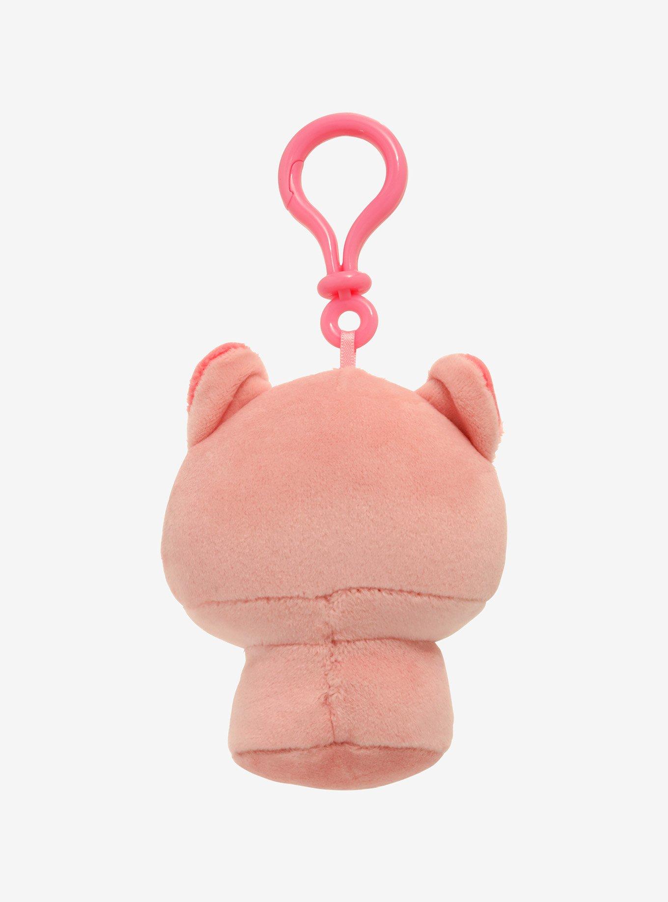 Pixie Pink Cat Plush Key Chain, , hi-res