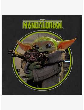 Star Wars The Mandalorian Grogu & An Anzellan Mineral Wash Hoodie Hot Topic Web Exclusive, , hi-res