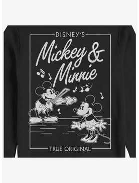 Disney Mickey Mouse Mickey & Minnie Music Cover Mineral Wash Hoodie, , hi-res