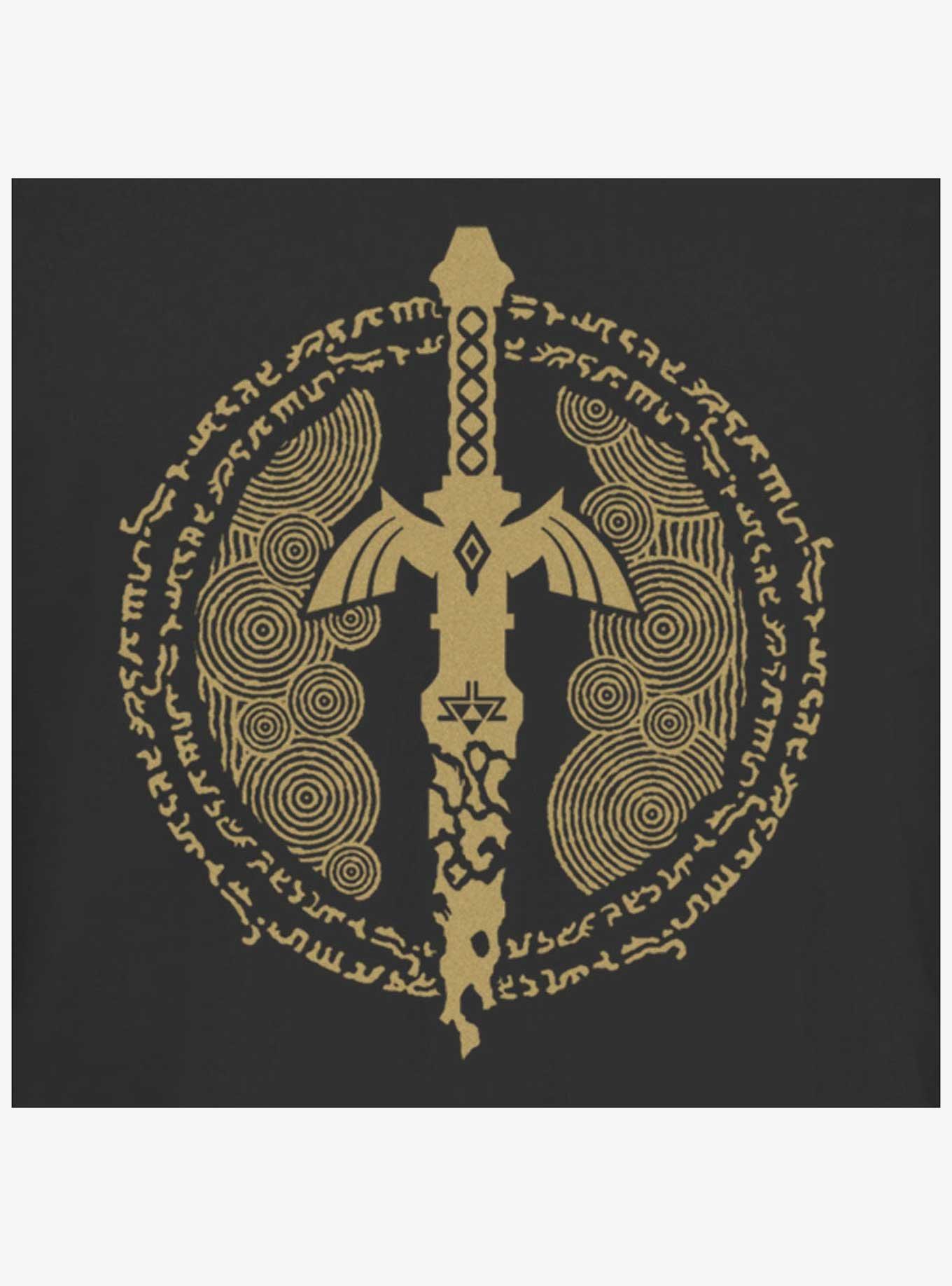 The Legend Of Zelda: Tears Kingdom Master Sword Icon Mineral Wash Hoodie