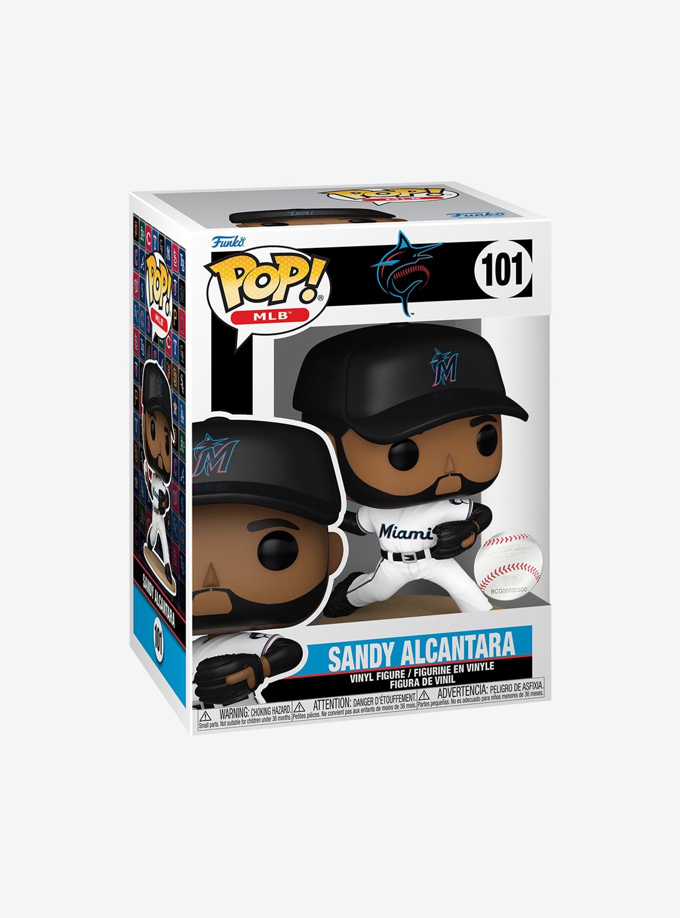 Funko Pop! MLB Miami Marlins Sandy Alc&aacute;ntara Vinyl Figure, , alternate