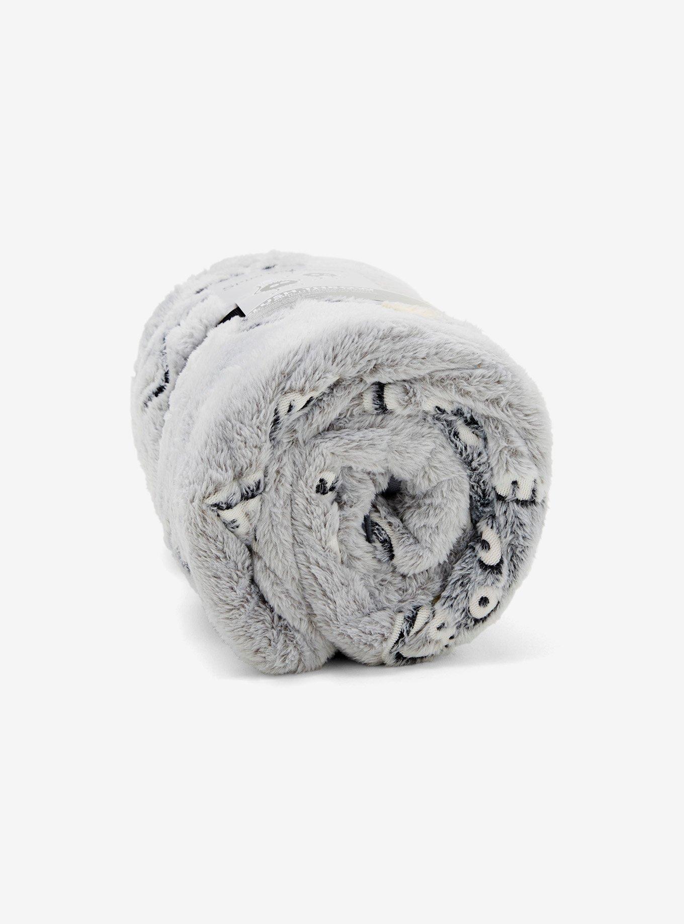 Studio Ghibli® Spirited Away Soot Sprites Pastel Grey Throw Blanket, , alternate