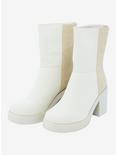 Dirty Laundry Cream & Taupe Color-Block Heel Boots, MULTI, alternate