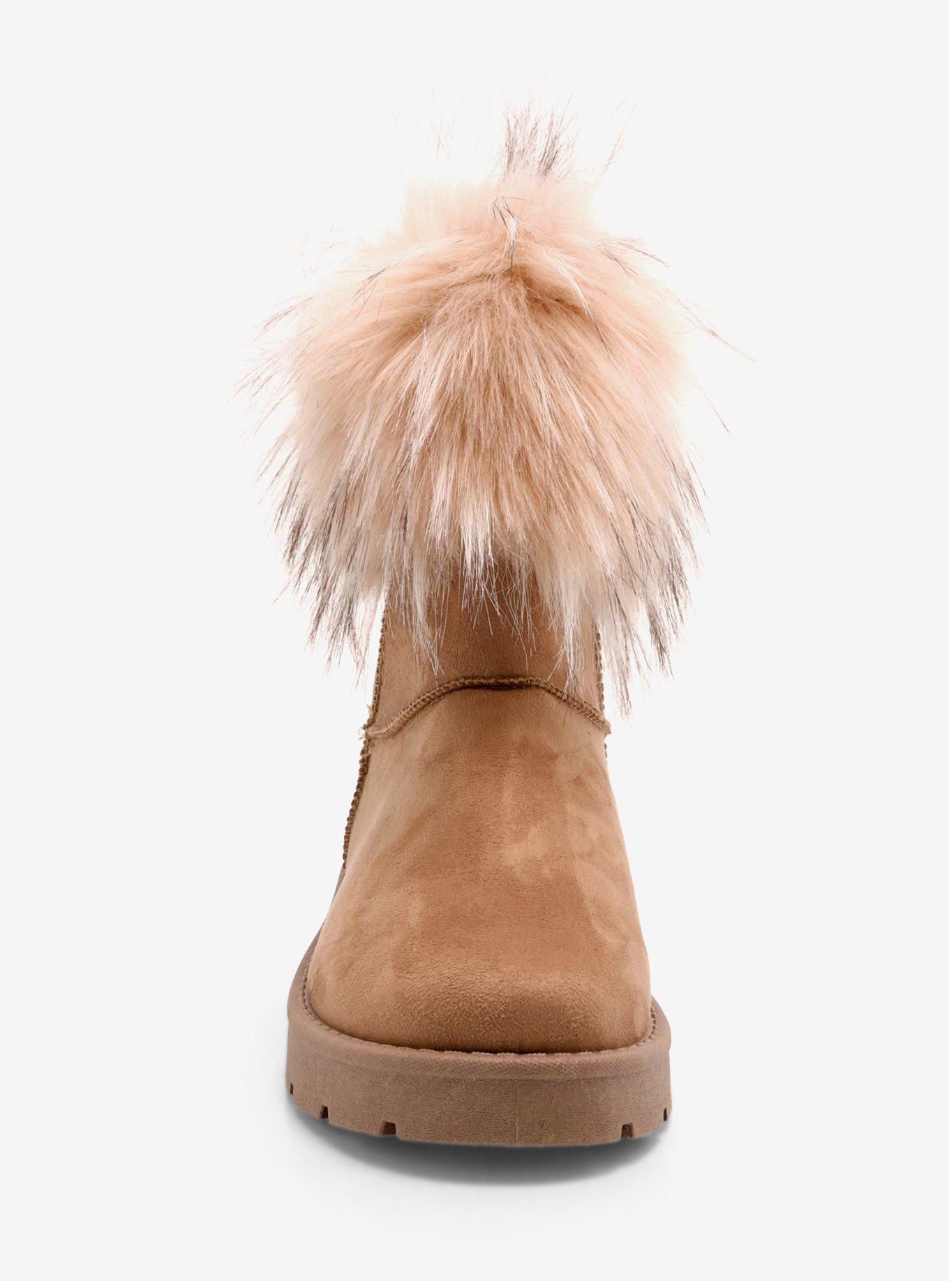 Dirty Laundry Brown Faux Fur Lined Boots, MULTI, alternate