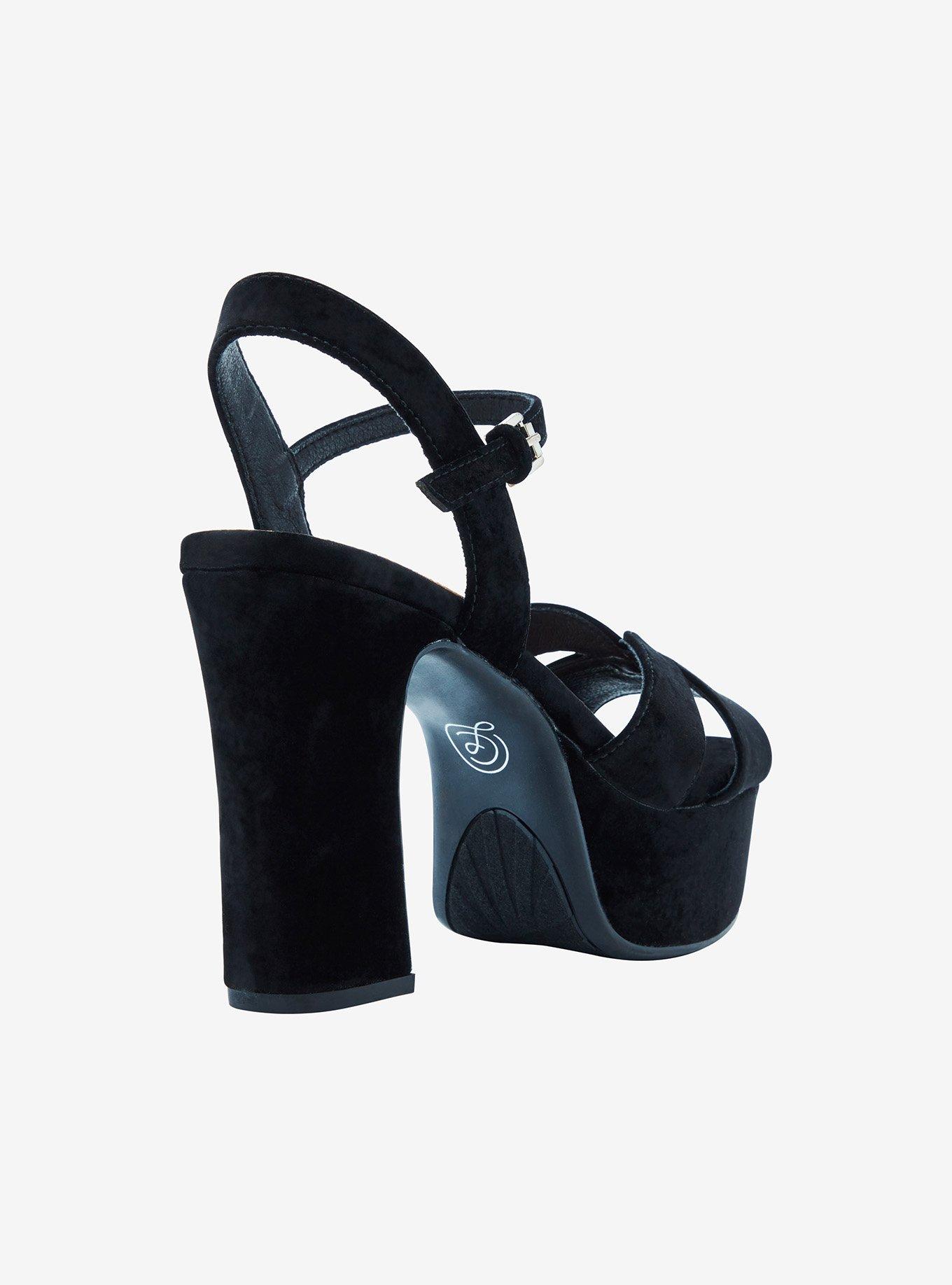 Chinese Laundry Black Velvet Chunky Heel, MULTI, alternate