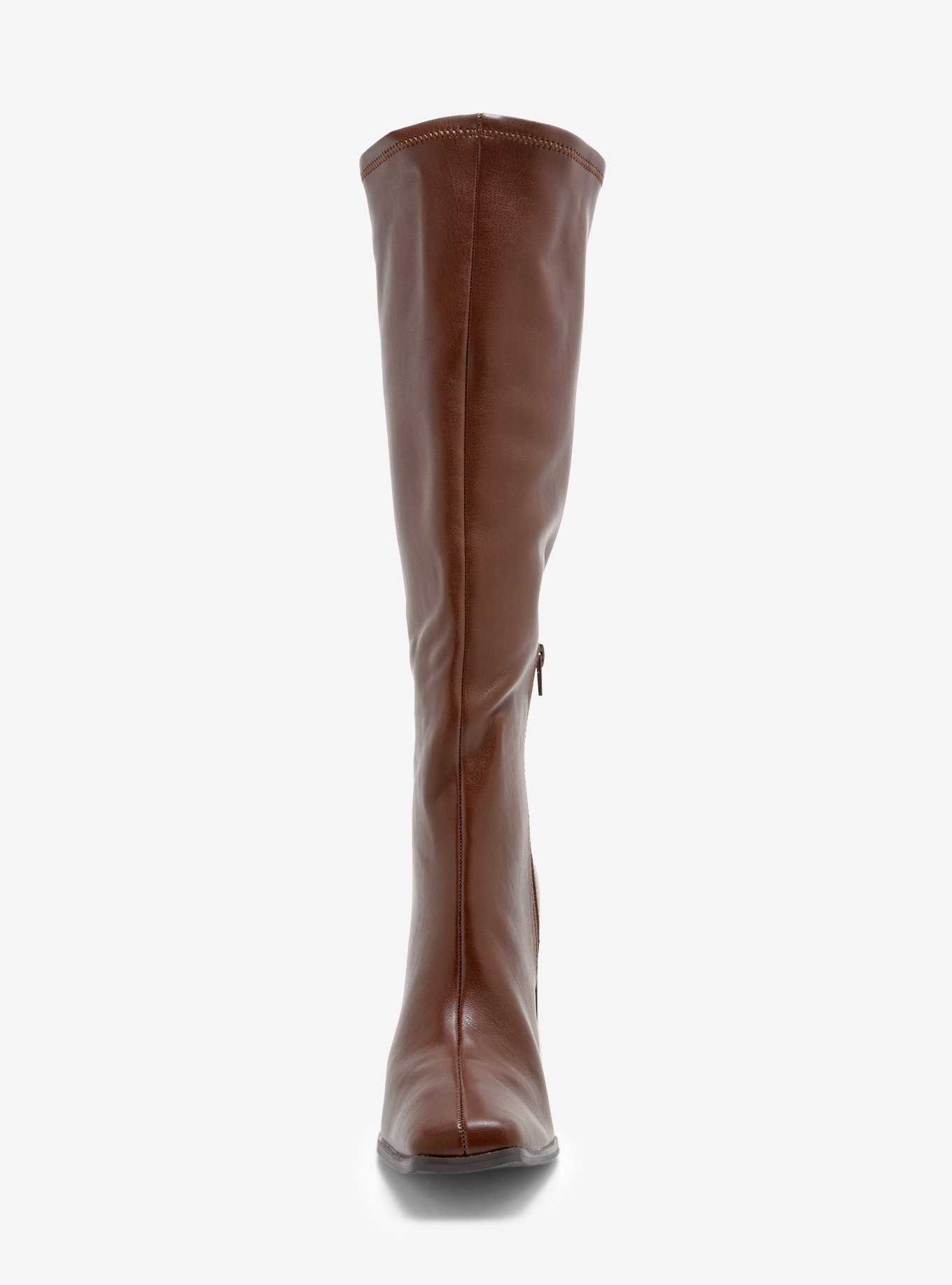 Chinese Laundry Brown Faux Leather Knee-High Boots, , hi-res