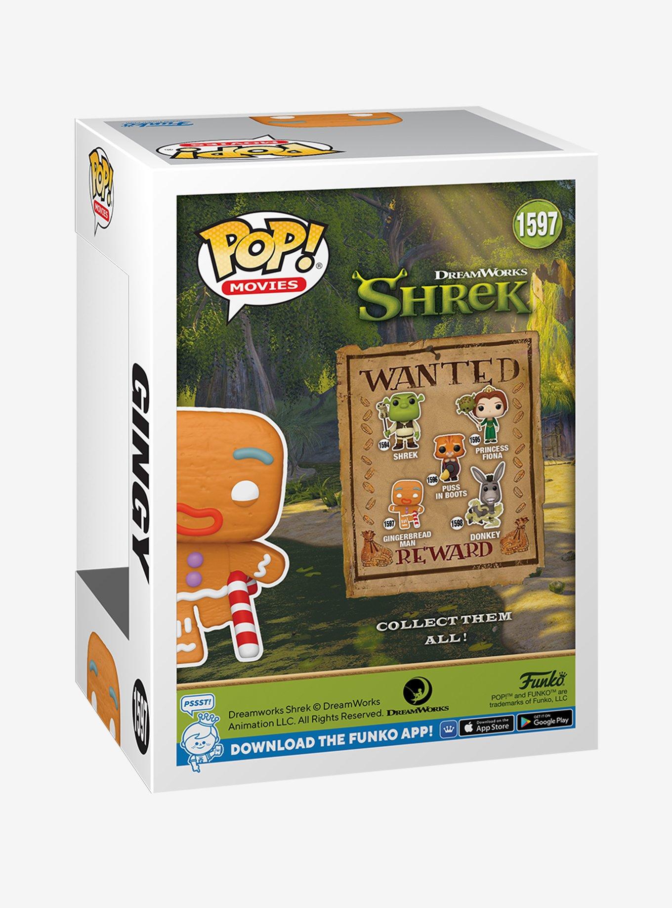 Funko Pop! Movies DreamWorks 30th Anniversary Shrek Gingy Vinyl Figure, , alternate