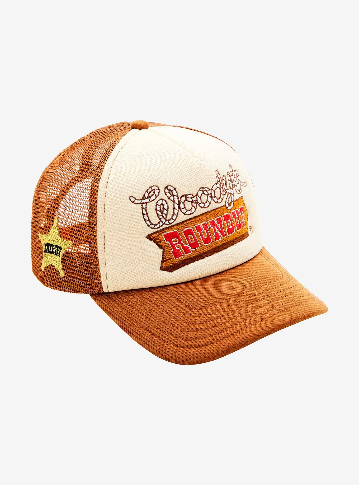 Disney Pixar Toy Story Woody's Roundup Trucker Cap - BoxLunch Exclusive, , hi-res