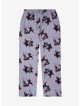 Star Wars: Episode I - The Phantom Menace Duel of the Fates Allover Print Sleep Pants - BoxLunch Exclusive, , hi-res