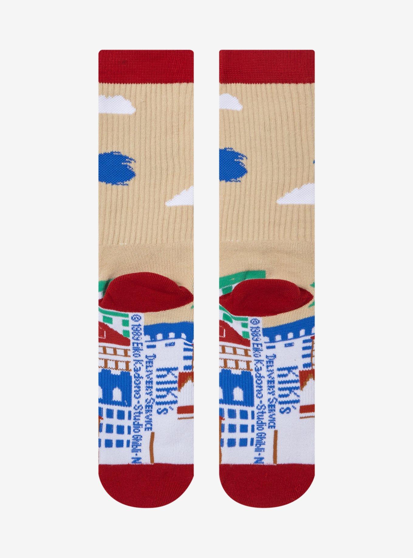 Studio Ghibli Kiki's Delivery Service Scenic Silhouette Crew Socks — BoxLunch Exclusive