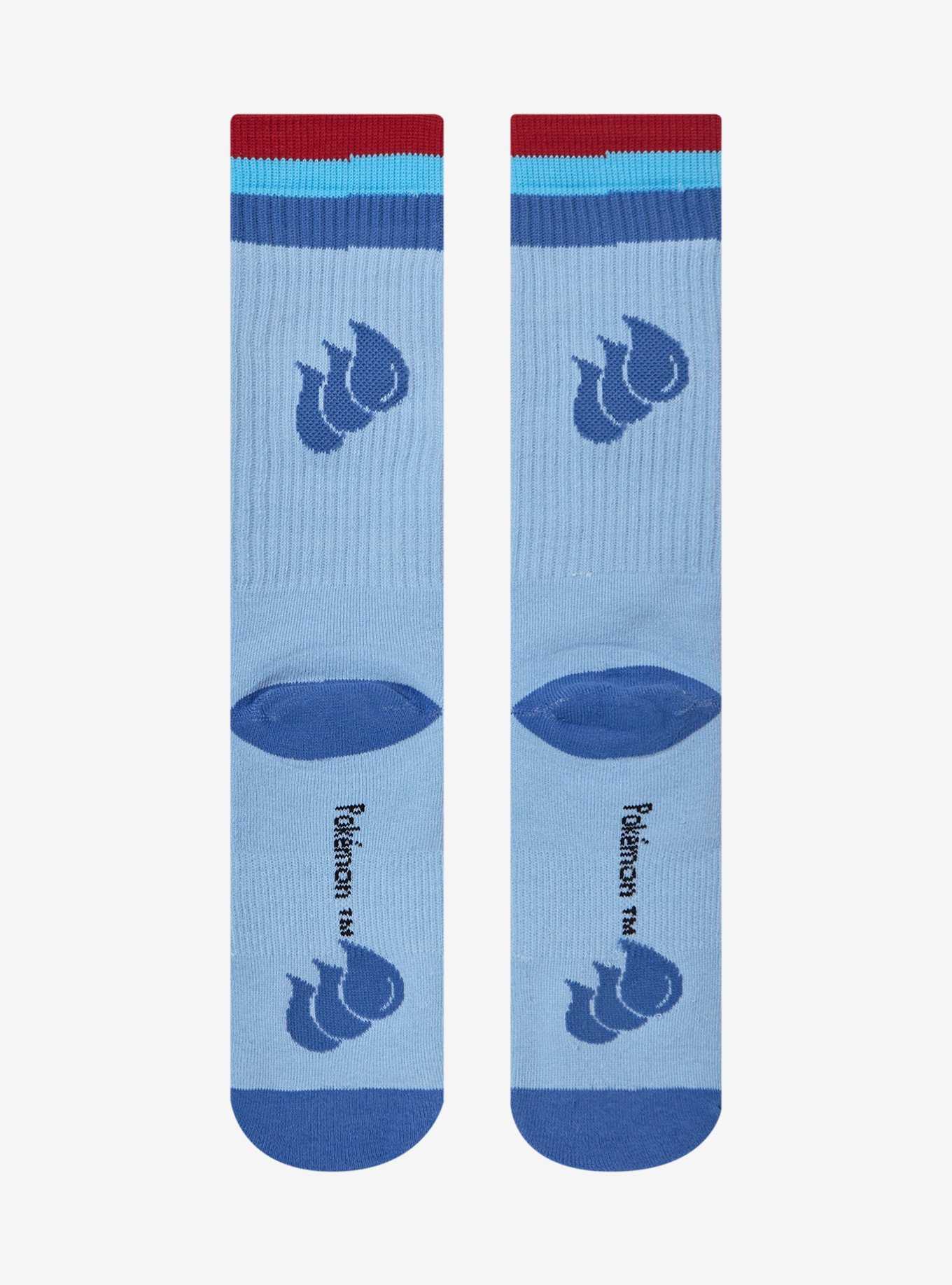 Pokémon Squirtle Faces Crew Socks - BoxLunch Exclusive, , hi-res
